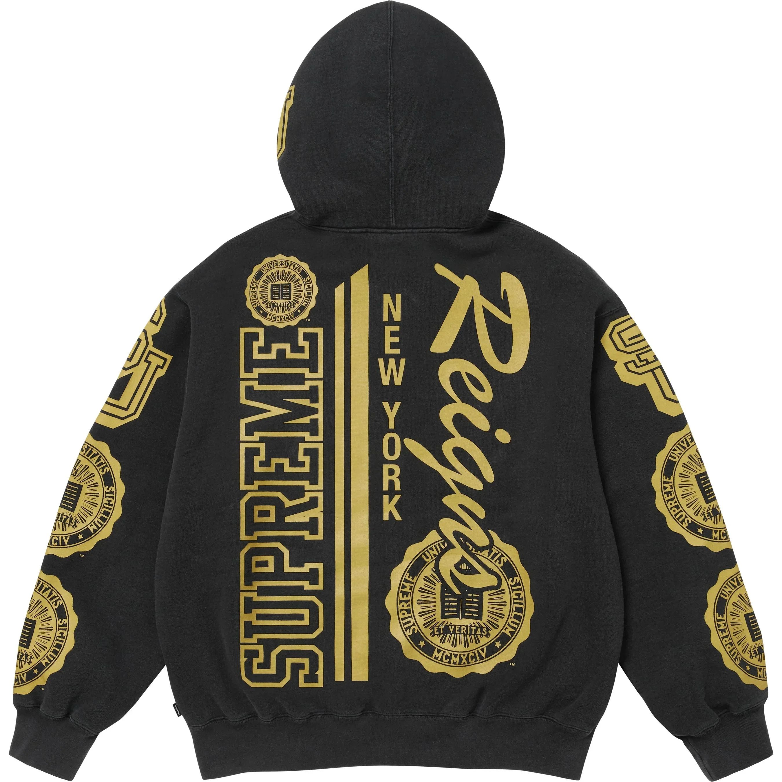 Supreme Supreme Knowledge Reigns Zip Up Hooded Sweatshirt Size US XXL / EU 58 / 5 - 2 Thumbnail