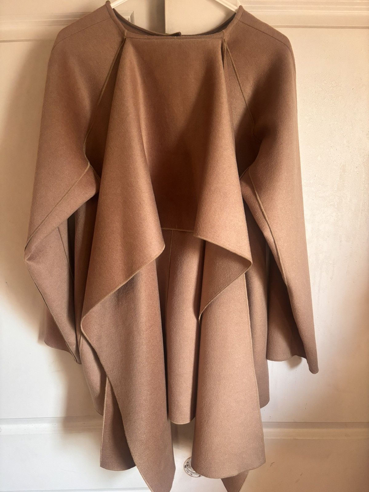 J.Crew JCrew Cape/ Scarf suede jacket Size S / US 4 / IT 40 - 3 Thumbnail