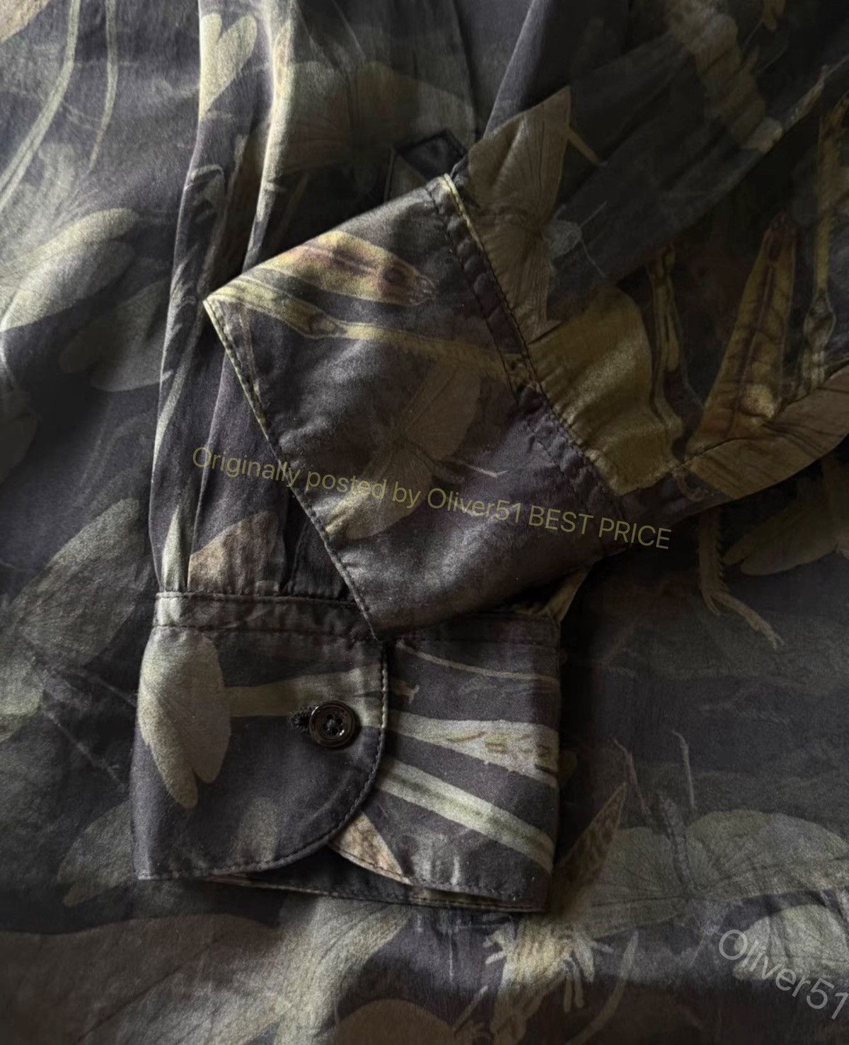 Geoffrey B. Small Geoffrey B. Small GBS dragonfly silk shirt YYYY17/2610 Size US L / EU 52-54 / 3 - 4 Thumbnail
