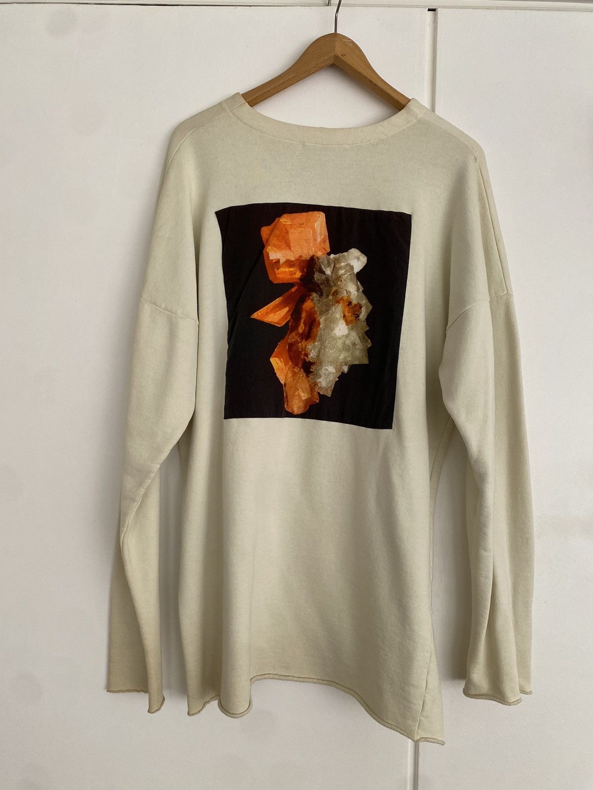 Raf Simons Crystal patch image, Jesus sweatshirt, spring summer 2004 Size US M / EU 48-50 / 2 - 2 Thumbnail