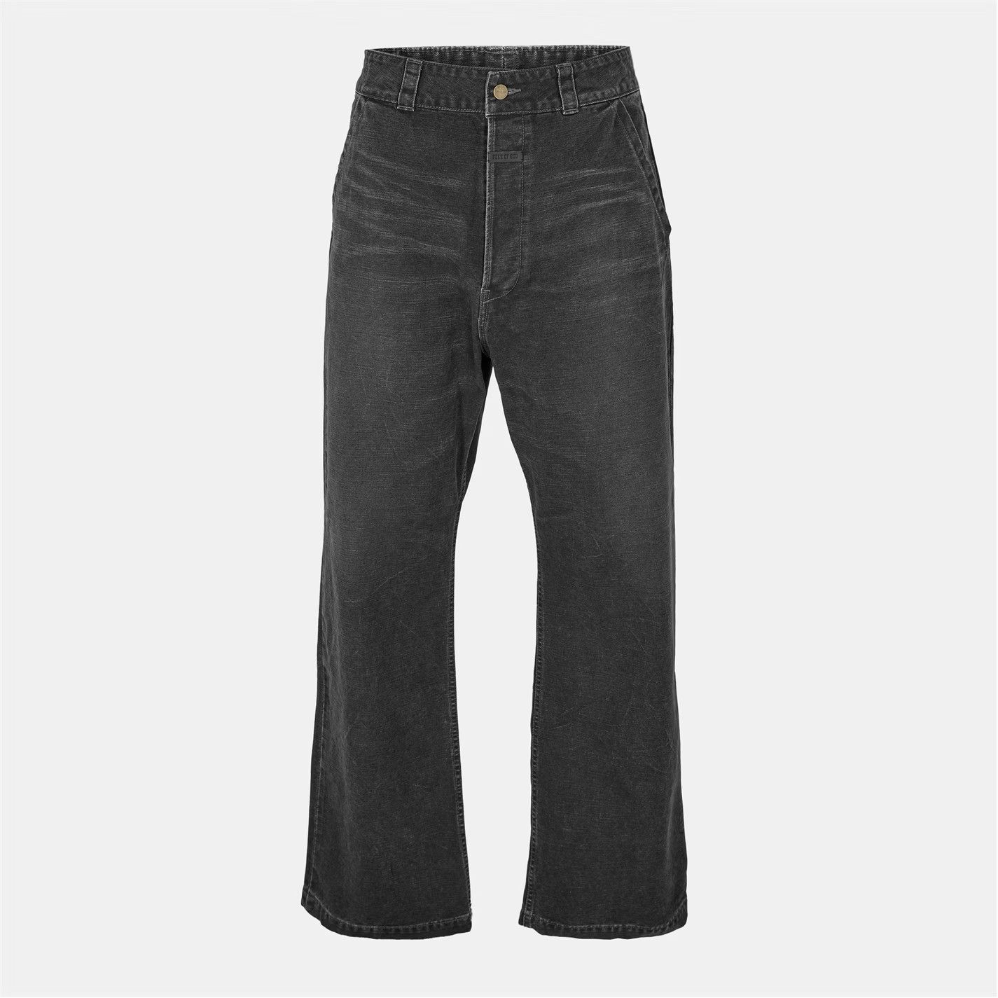 Fear of God o1g2r1mq0426 Utility Relaxed Fit Cargo Trousers in Black Size US 31 - 1 Thumbnail