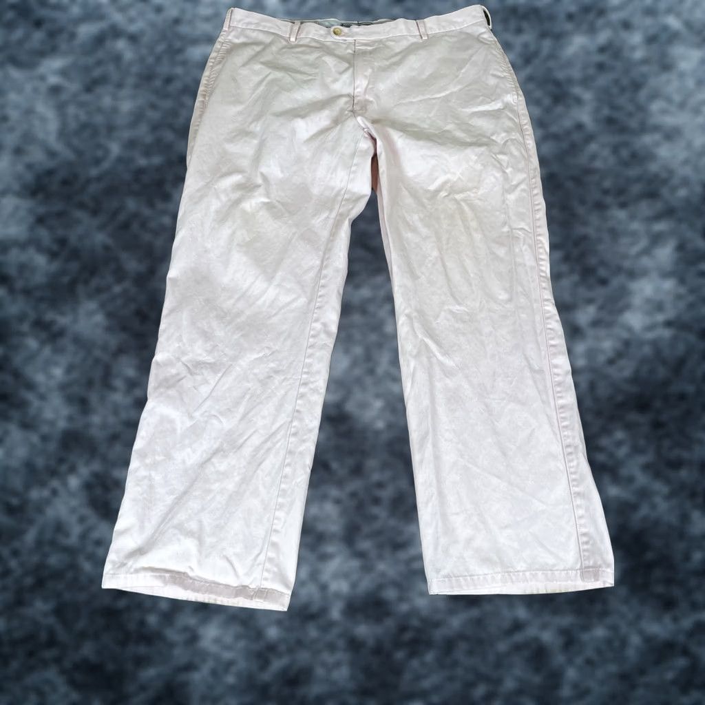 Peter Millar Peter Millar Pants Mens 38x28 Pink Pima Sport Straight Performance Golf Pants Chino Mens Regular 5-Pocket Design Straight Leg Sports Stretch Size US 38 / EU 54 - 1 Thumbnail