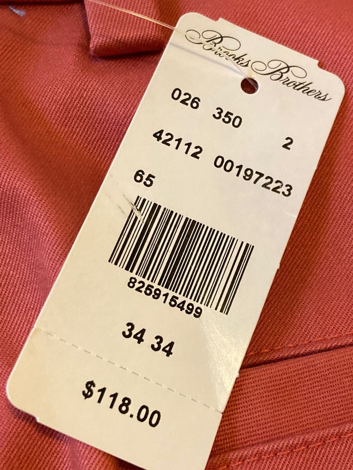 Brooks Brothers NWT Brooks Brothers Men’s Lightweight Advantage Chino Pants Size US 34 / EU 50 - 3 Thumbnail