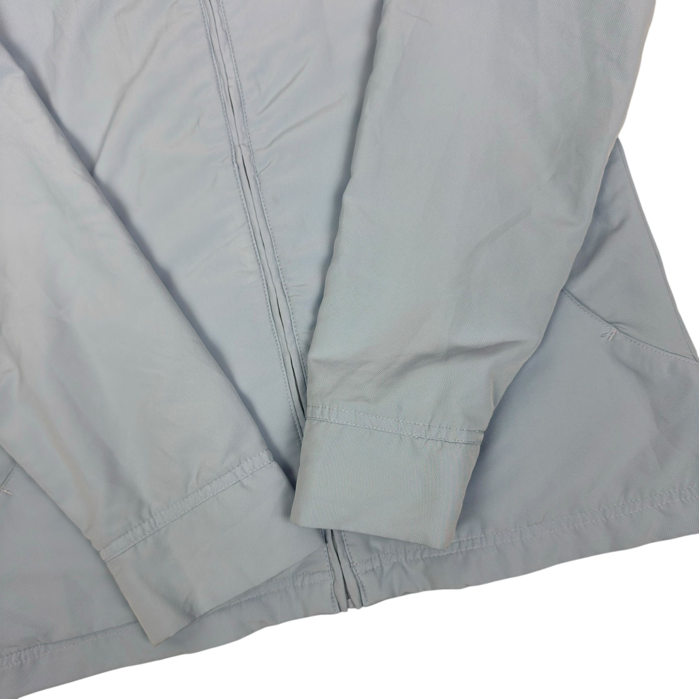Adidas Adidas Women's Blue White Mesh Full Zip Track Jacket Small Size S / US 4 / IT 40 - 6 Thumbnail