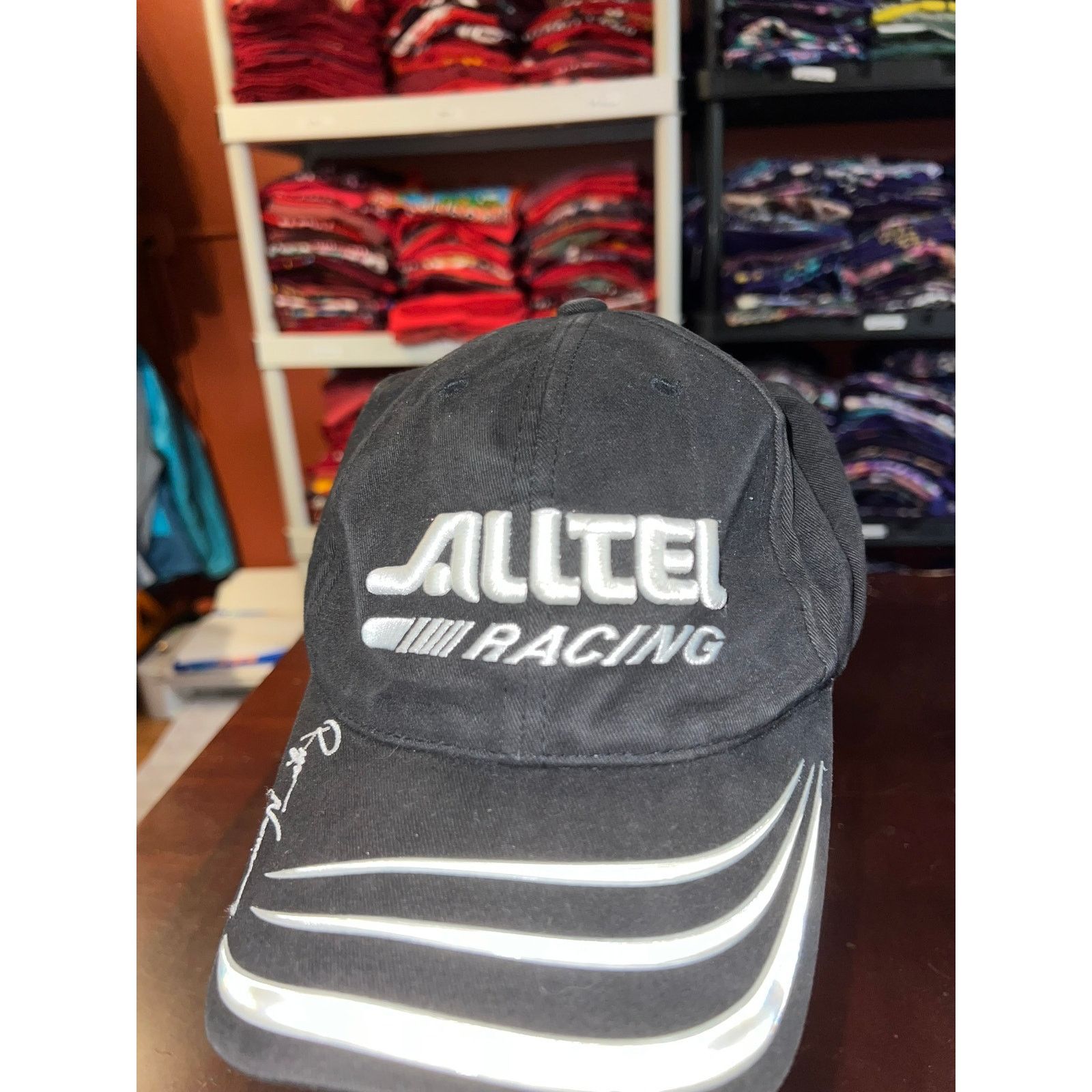 Vintage Ryan Newman Hat Alltel Racing Race Black Cap Headwear Size ONE SIZE - 2 Thumbnail