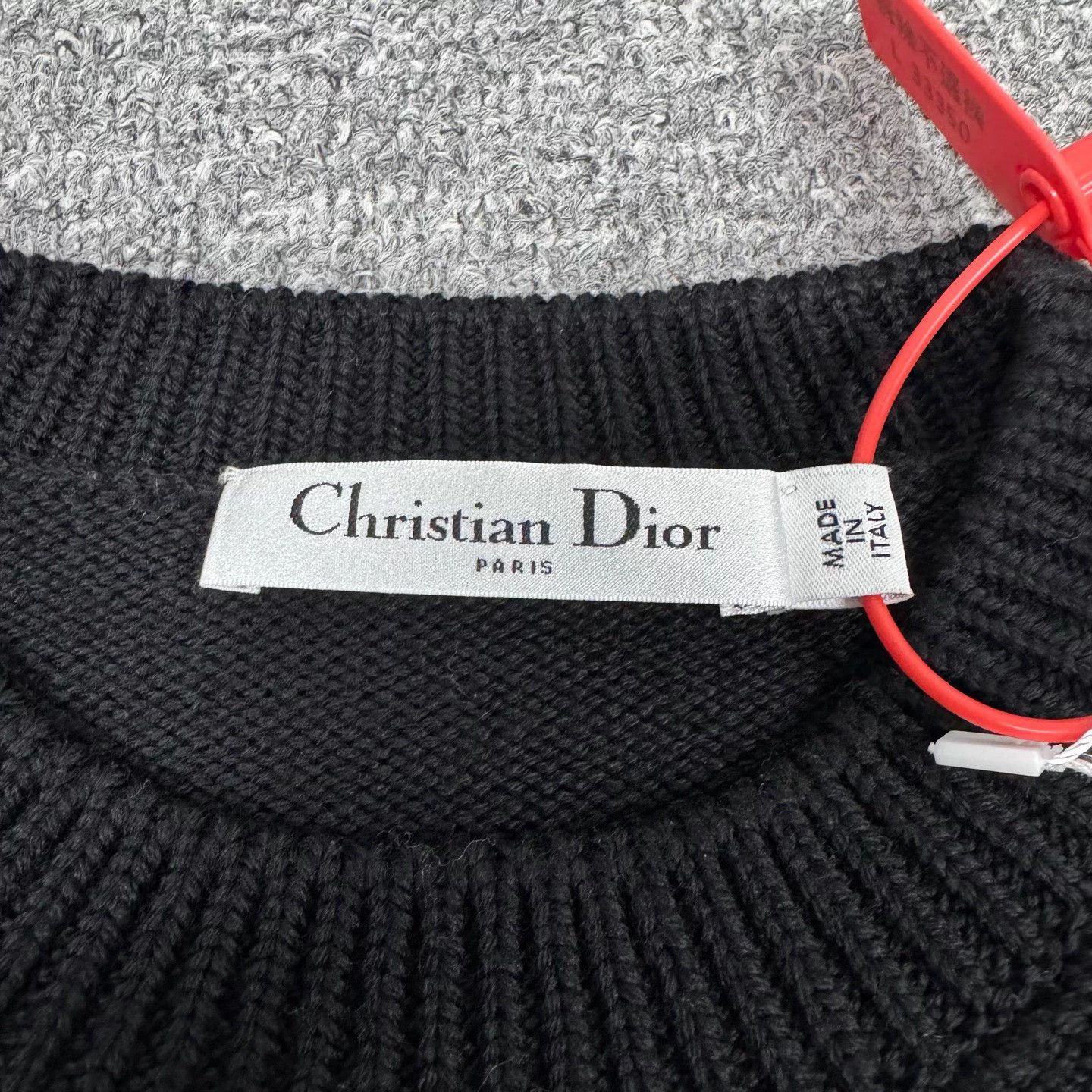 Dior Dior 100% Wool Argyle Lurex Sweater 38 Size S / US 4 / IT 40 - 5 Thumbnail