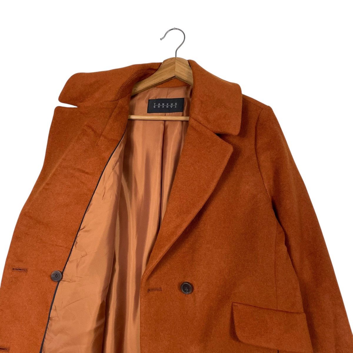 Japanese Brand Tankus Wool Overcoat Size M / US 6-8 / IT 42-44 - 10 Thumbnail