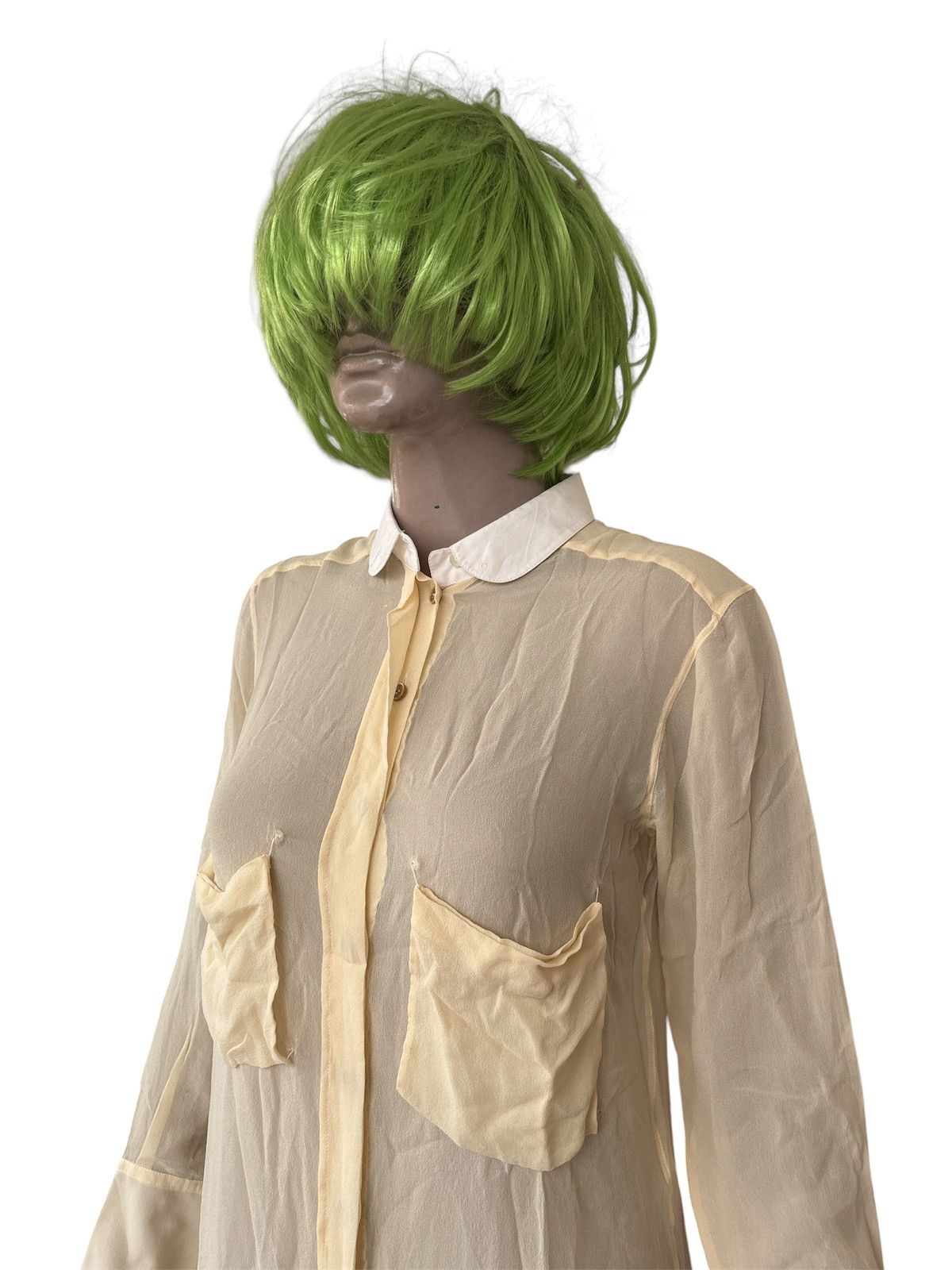Celine Phoebe Philo era Silk Blouse Size S / US 4 / IT 40 - 2 Thumbnail