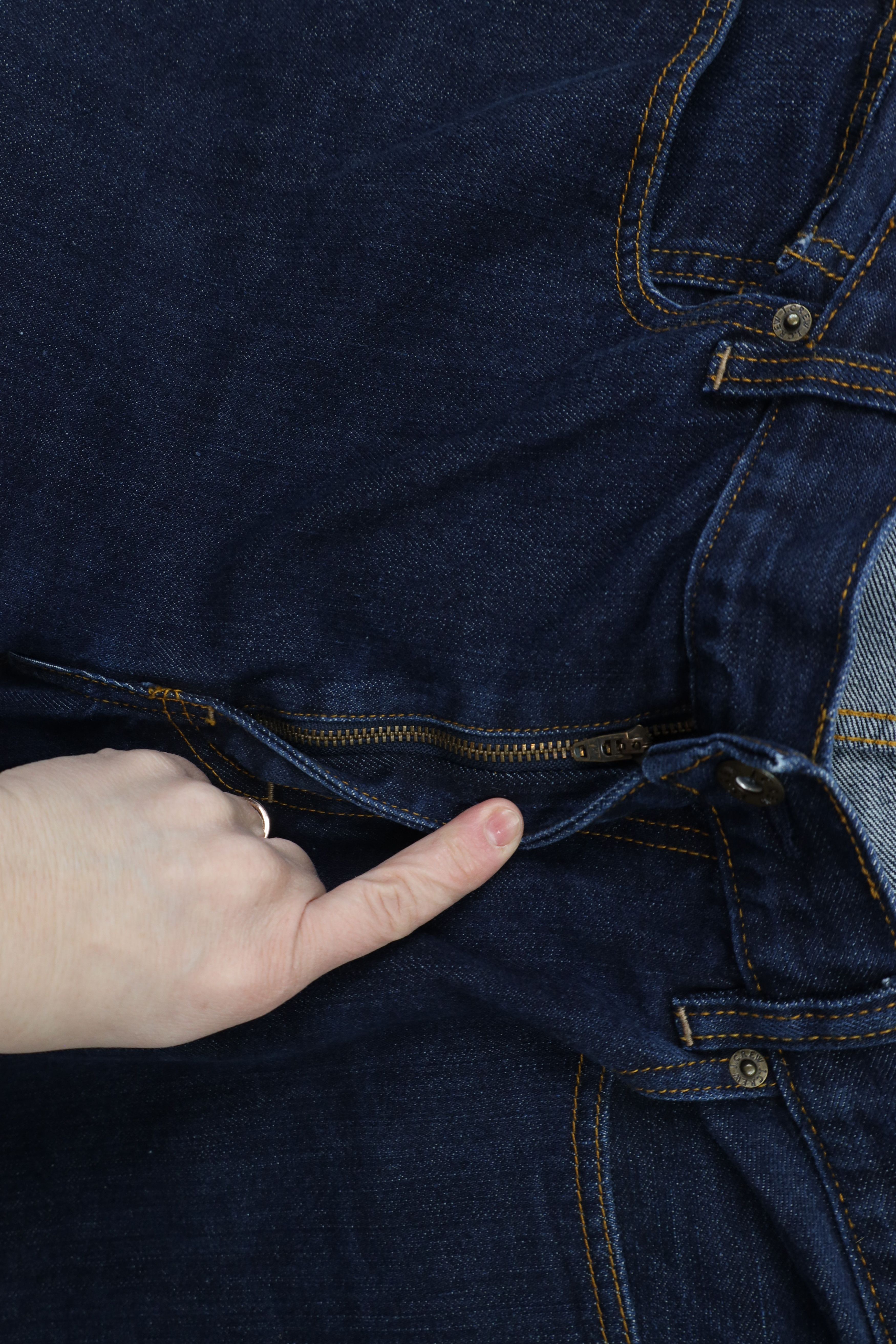 J.Crew × Vintage J Crew The Driggs Fit Straight Leg Denim Jeans Indigo Blue Size US 35 - 6 Thumbnail