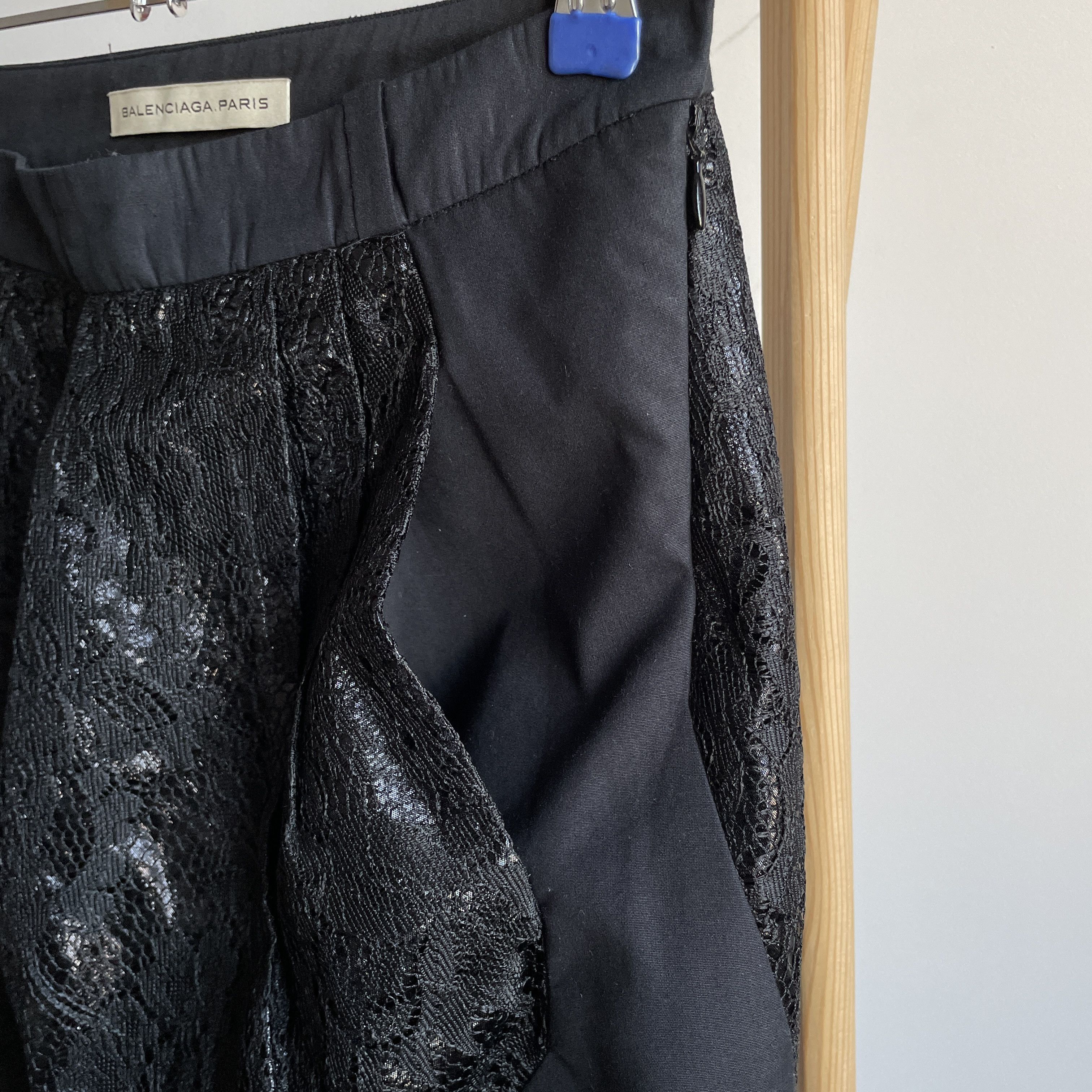Balenciaga Balenciaga Nicolas Ghesquiere 2010 Lace Jacquard Mini Skirt Size 24" / US 00 / IT 34 - 7 Thumbnail