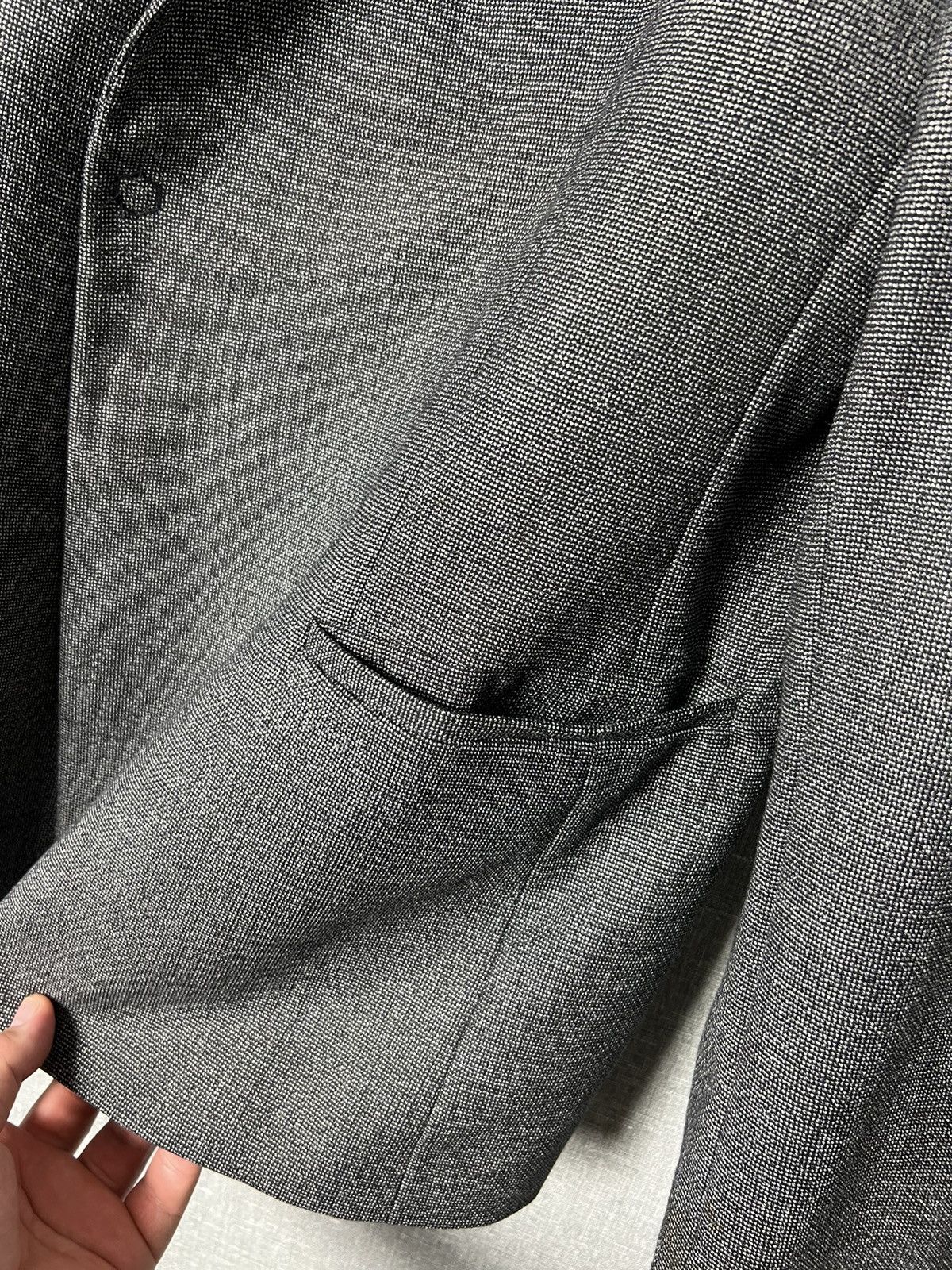 Emporio Armani Emporio Armani Runway Wool Mix Single Breasted Blazer Jacket Size 38R - 5 Thumbnail
