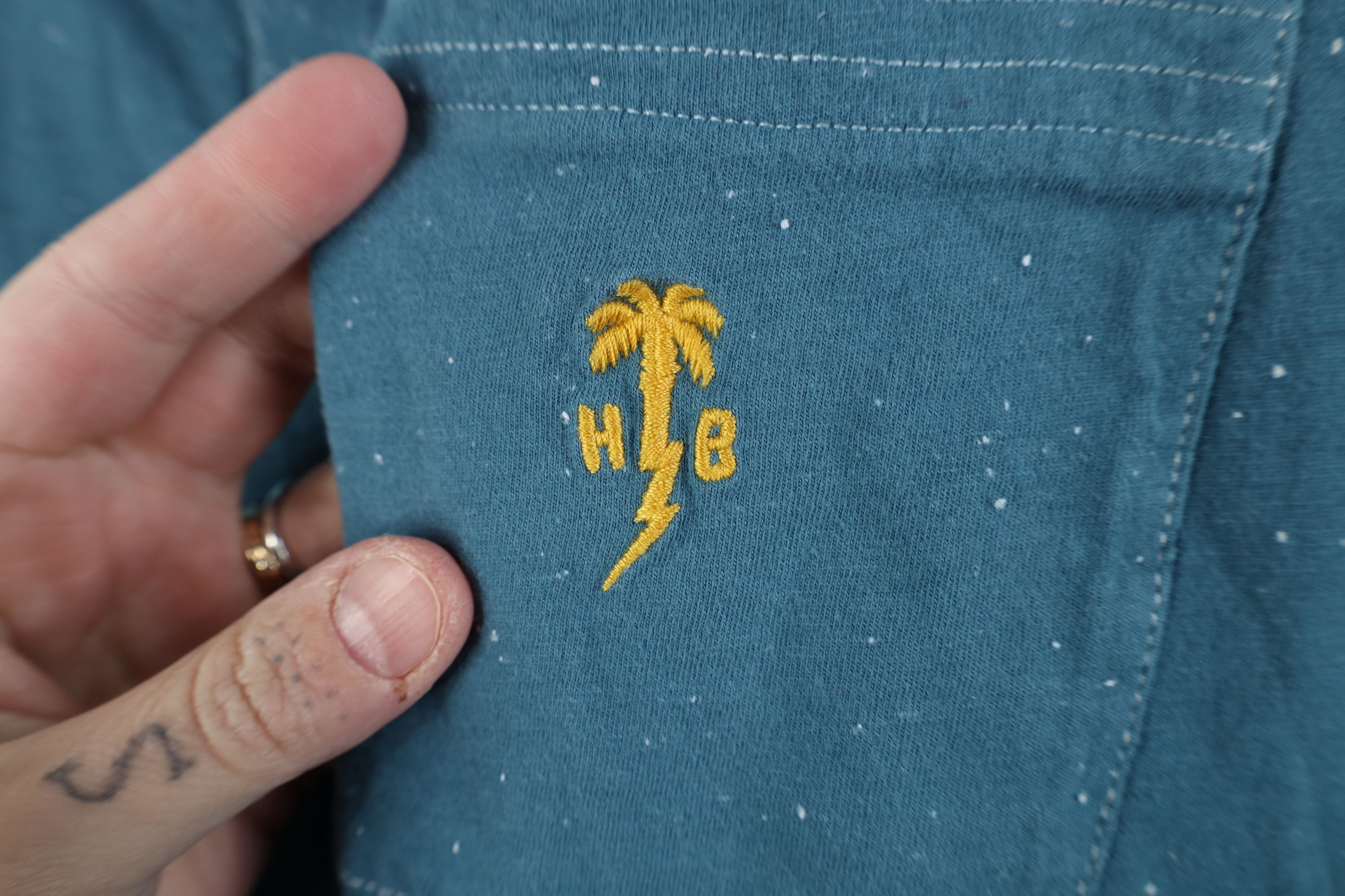 Vintage Howler Bros Clubman Collared Pocket Golf Polo Shirt Blue Size US XXL / EU 58 / 5 - 4 Thumbnail