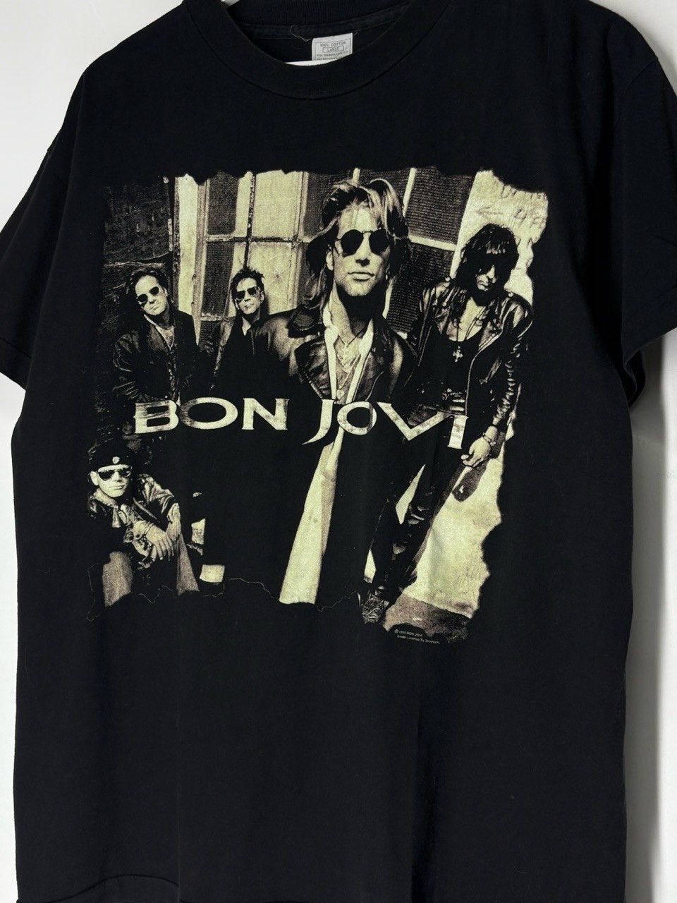 Bon Jovi Vintage 1992 Bon Jovi Keep The Faith Band Tee Promo T-shirt Size US L / EU 52-54 / 3 - 3 Thumbnail