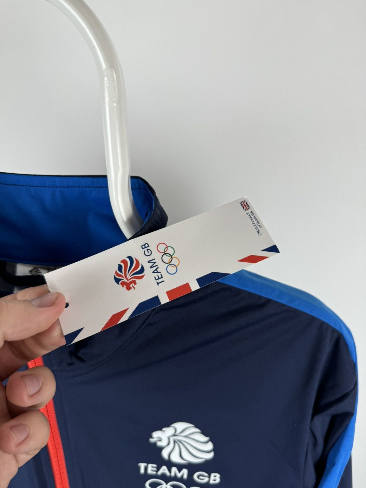 Vintage Team GB Lightweight Jacket Cycling Fill Zip Size US XL / EU 56 / 4 - 3 Thumbnail