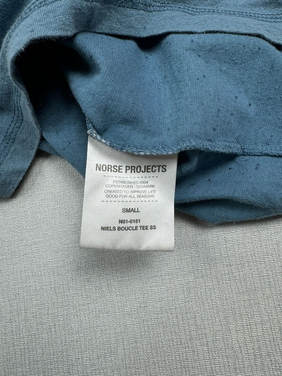 Norse Projects Men’s Norse Projects Niels Boucle Tee T-Shirt size S Size US S / EU 44-46 / 1 - 5 Thumbnail