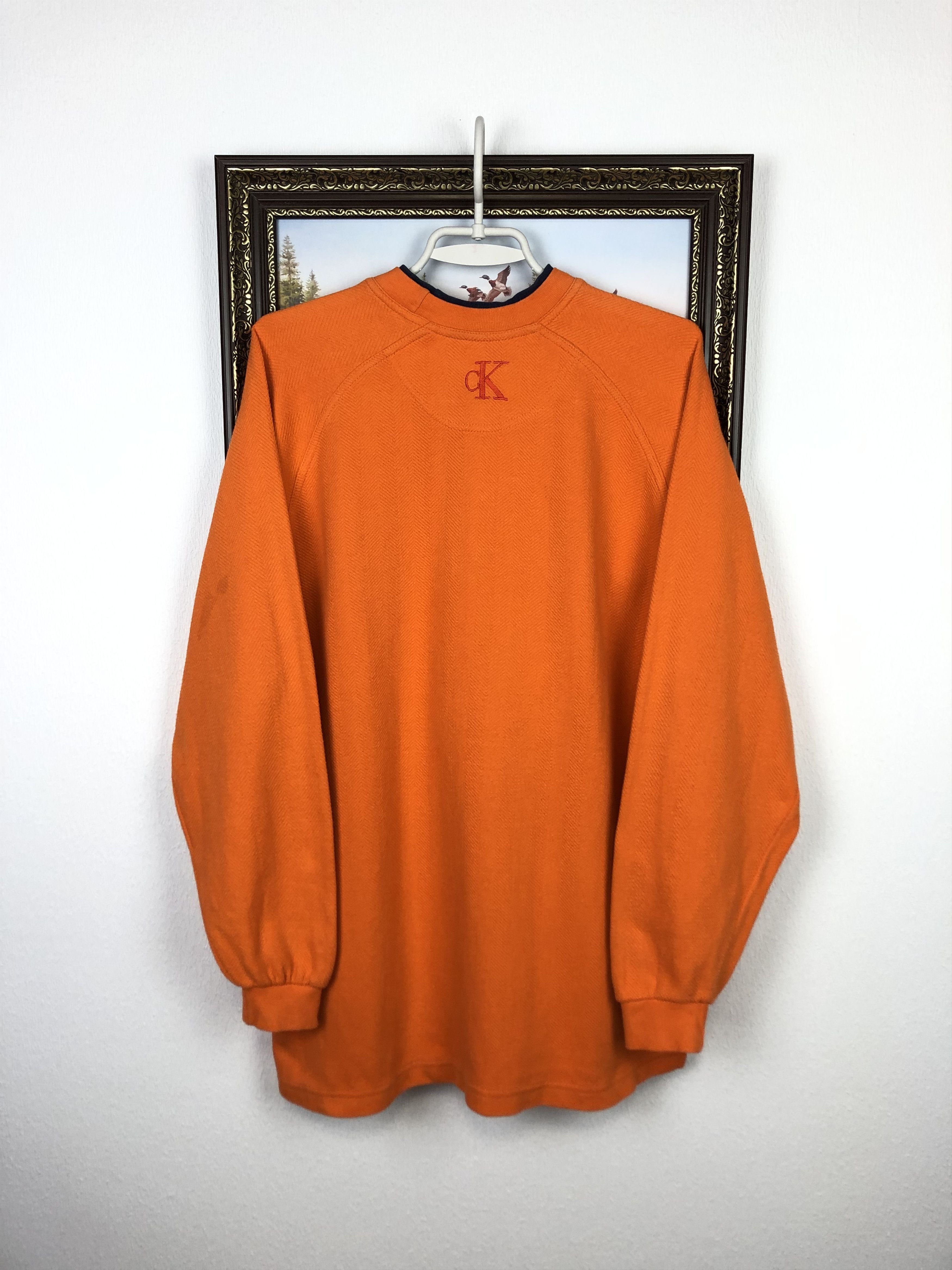Calvin Klein Vintage 90's Calvin Klein Logo Sweatshirt Crewneck Hype Size US L / EU 52-54 / 3 - 11 Thumbnail