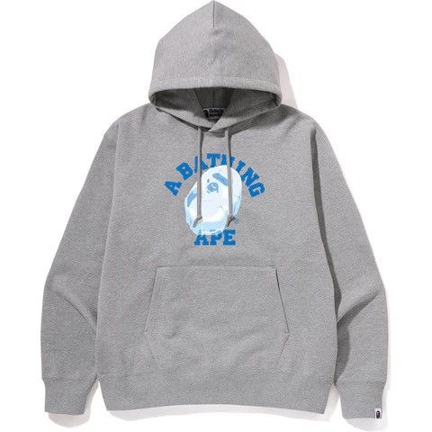 Bape Bape Grey ‘Winter Collection’ Logo Hoodie Size US XL / EU 56 / 4 - 4 Thumbnail