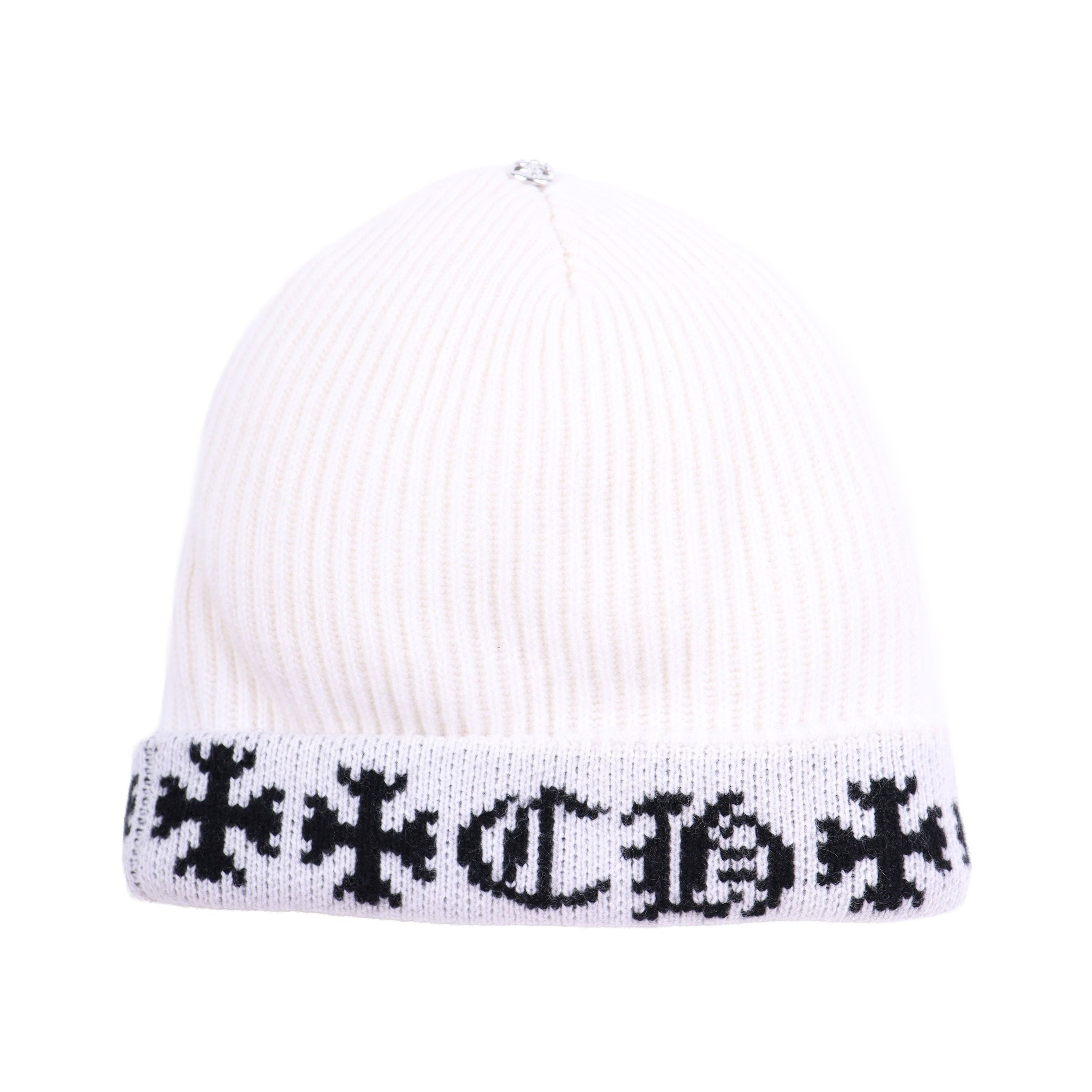 Chrome Hearts CHROME HEARTS BIG DADDY BEANIE NYC WHITE Size ONE SIZE - 1 Thumbnail