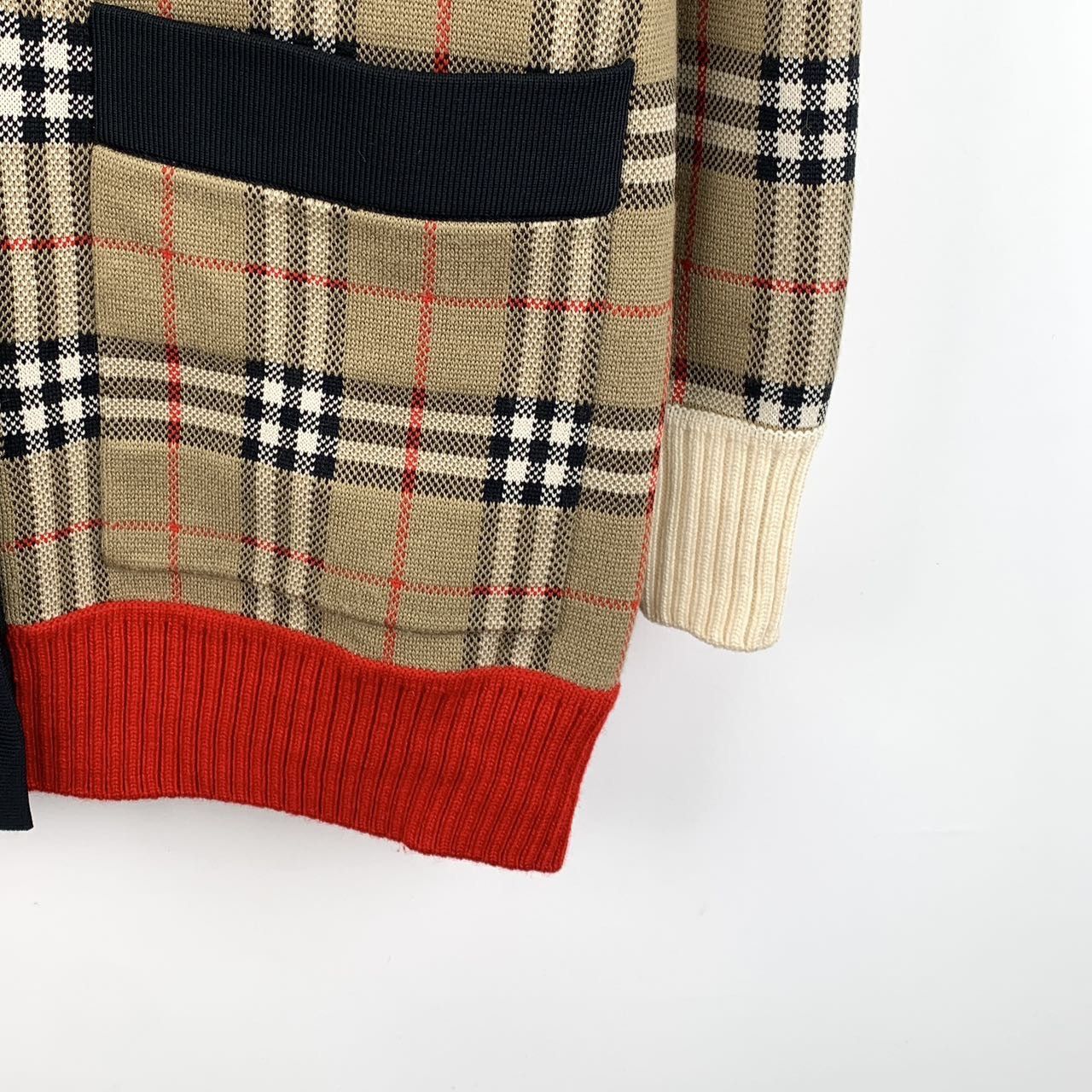 Burberry Burberry Colorblocked Classic Cardigan Jacket Size M / US 6-8 / IT 42-44 - 4 Thumbnail