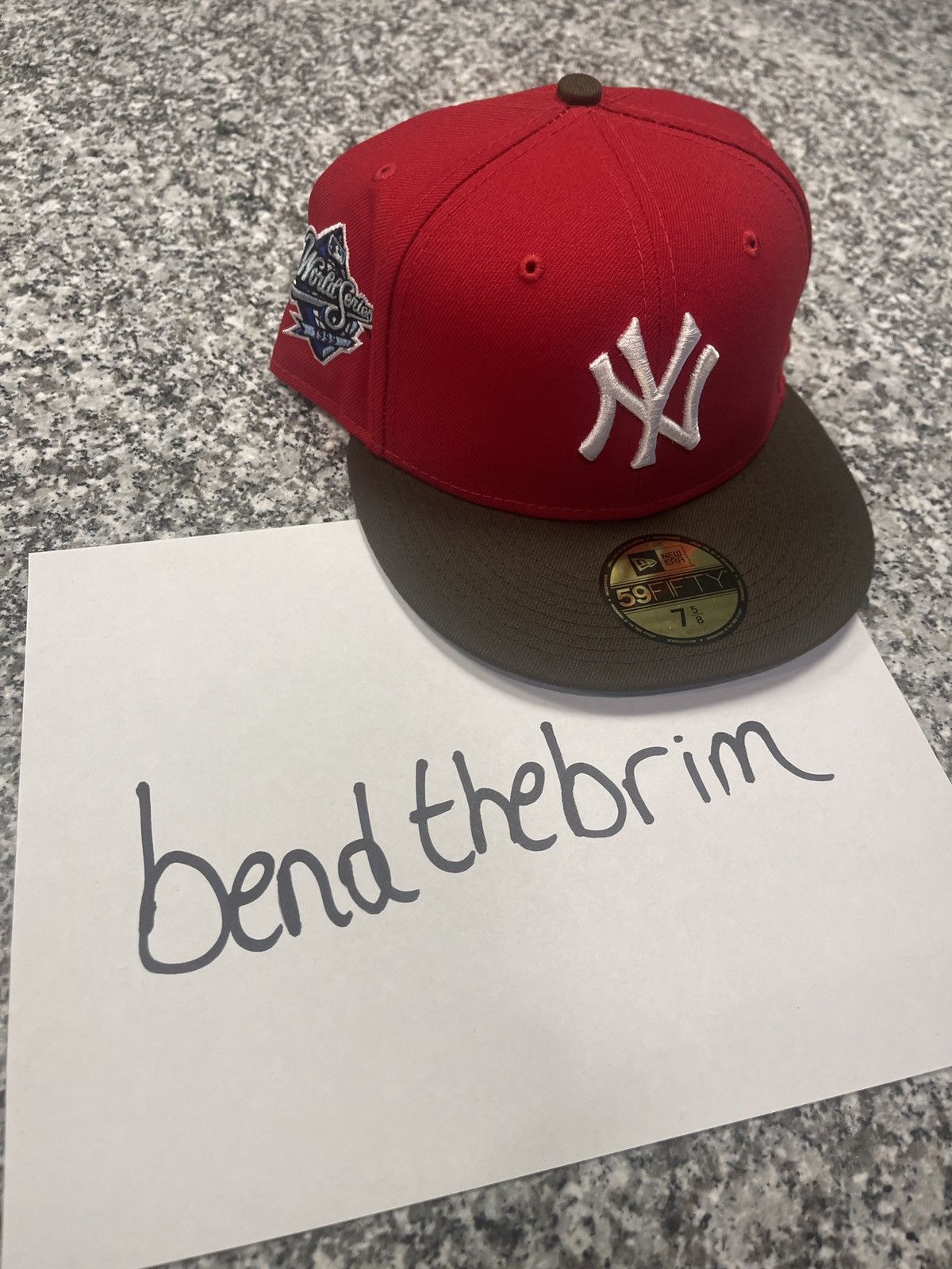 image of Lids Hd Manolo New York Yankees 7 5/8 in Red, Men's