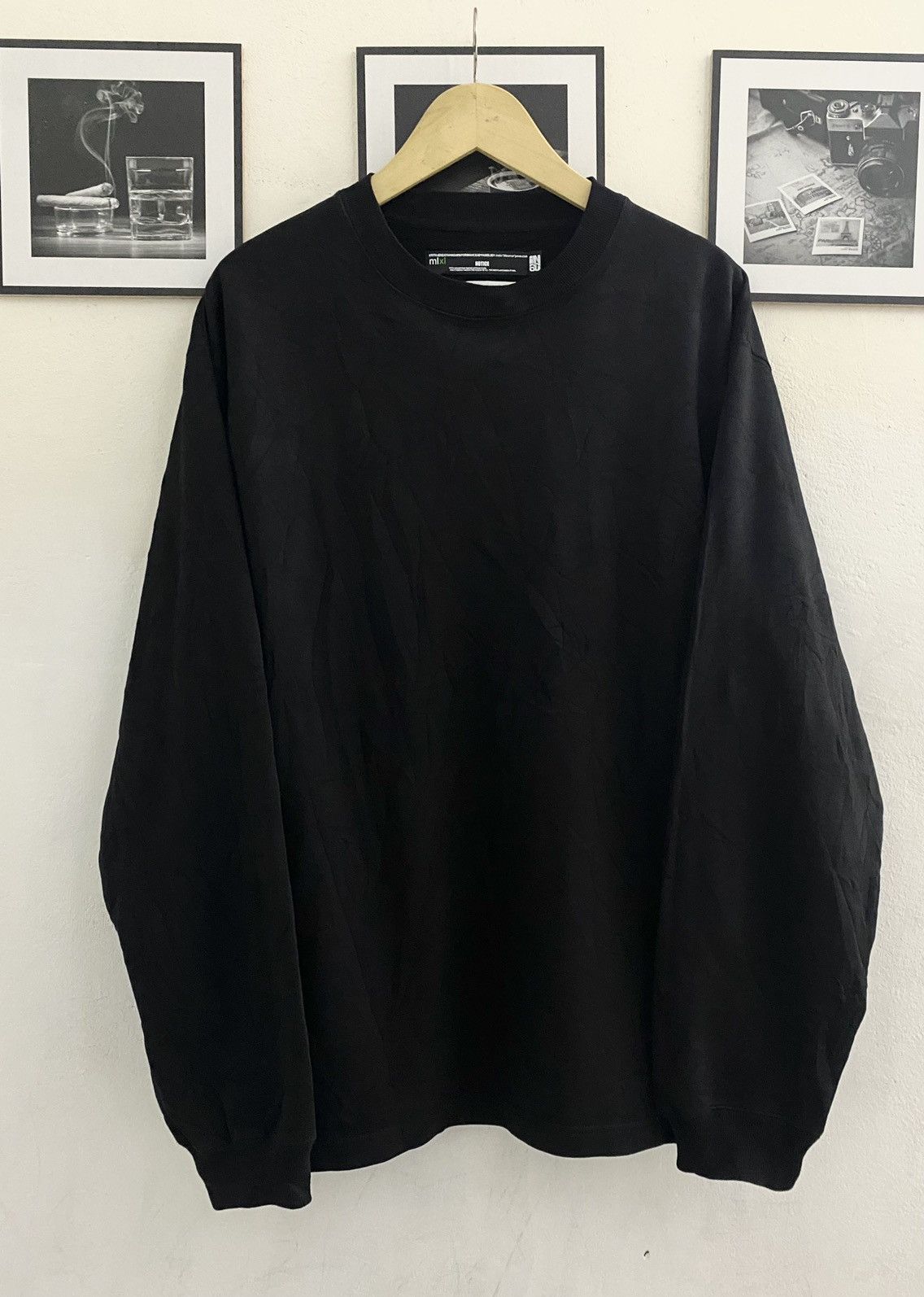 Vintage Number (N)ine x Breath Black Sweatshirt