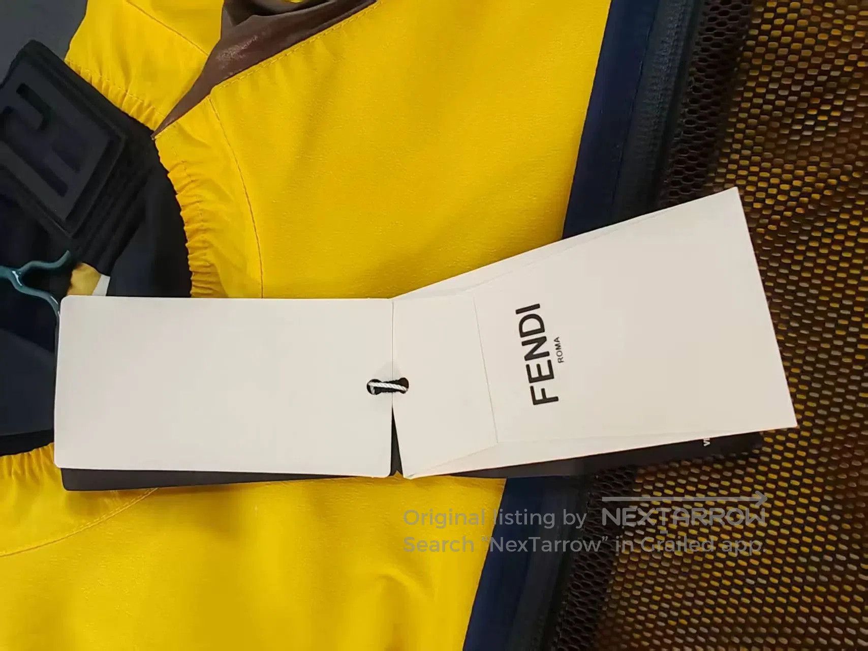 Fendi Fendi Yellow Windbreaker Jacket with Tags. Size US M / EU 48-50 / 2 - 8 Thumbnail