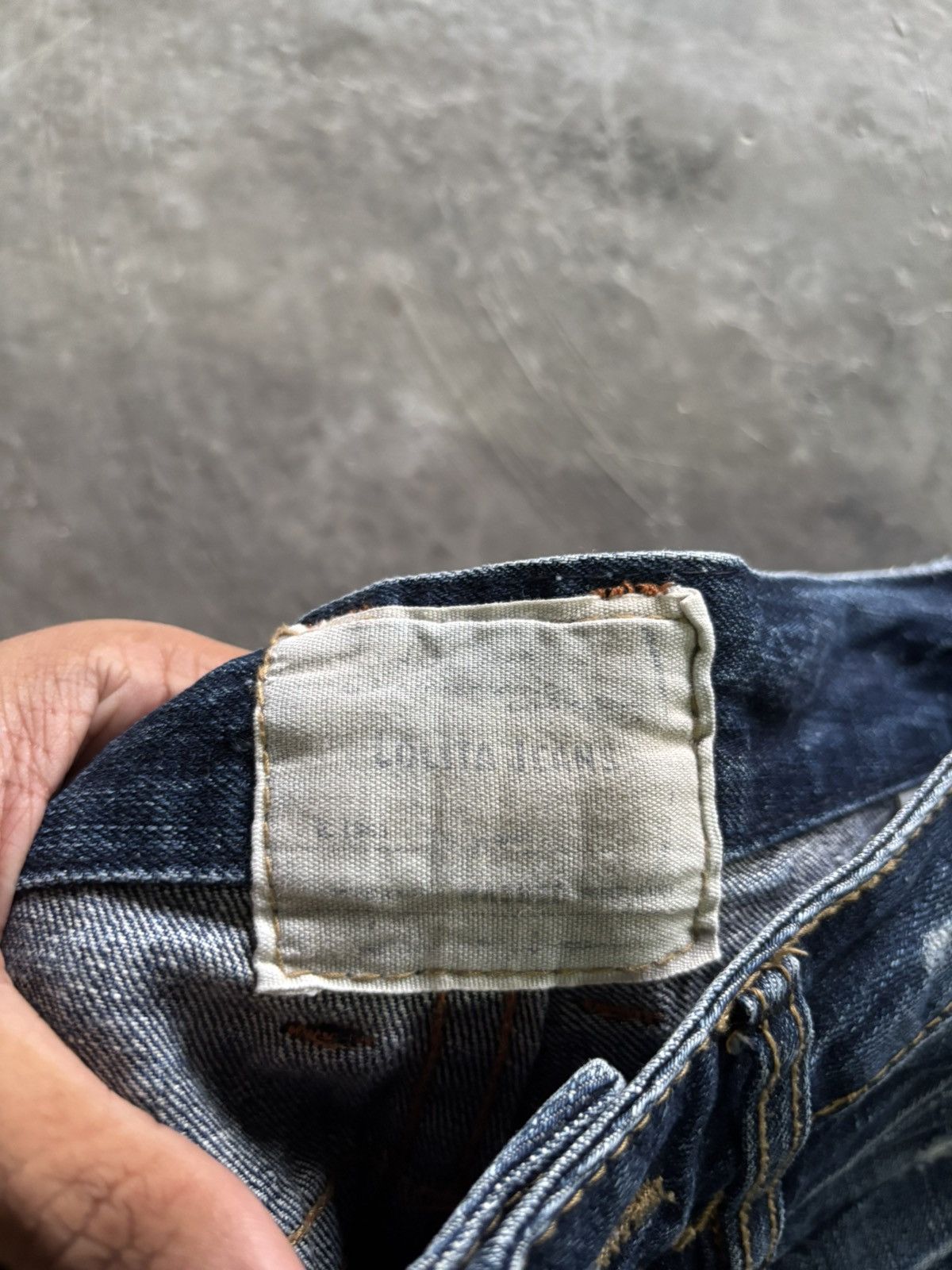 If Six Was Nine y2k lolita distressed style sick stone wash japanese jeans Size US 31 - 6 Thumbnail