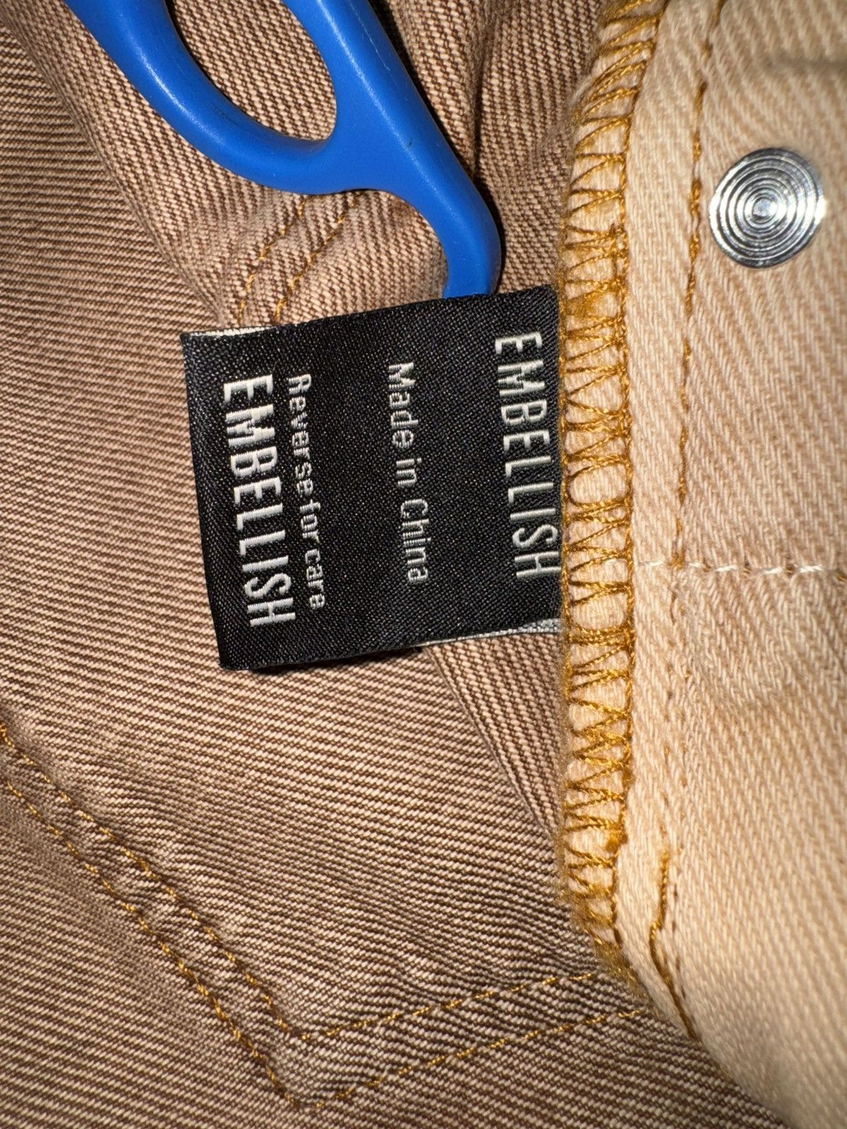Embellish Embellish Rust Brown Jeans Size US 30 / EU 46 - 7 Thumbnail
