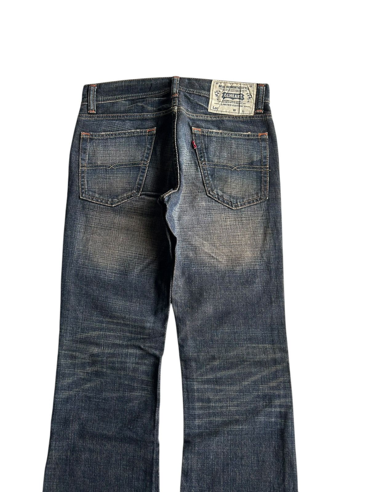 Japanese Brand × Kapital × Vintage Flare GLHEART Rusty limited Edition Denim Jeans Size US 30 / EU 46 - 6 Thumbnail