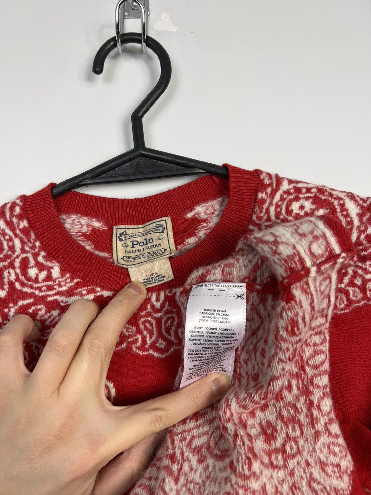 Polo Ralph Lauren Polo Ralph Lauren Wool/Cotton Sweater Size S / US 4 / IT 40 - 3 Thumbnail