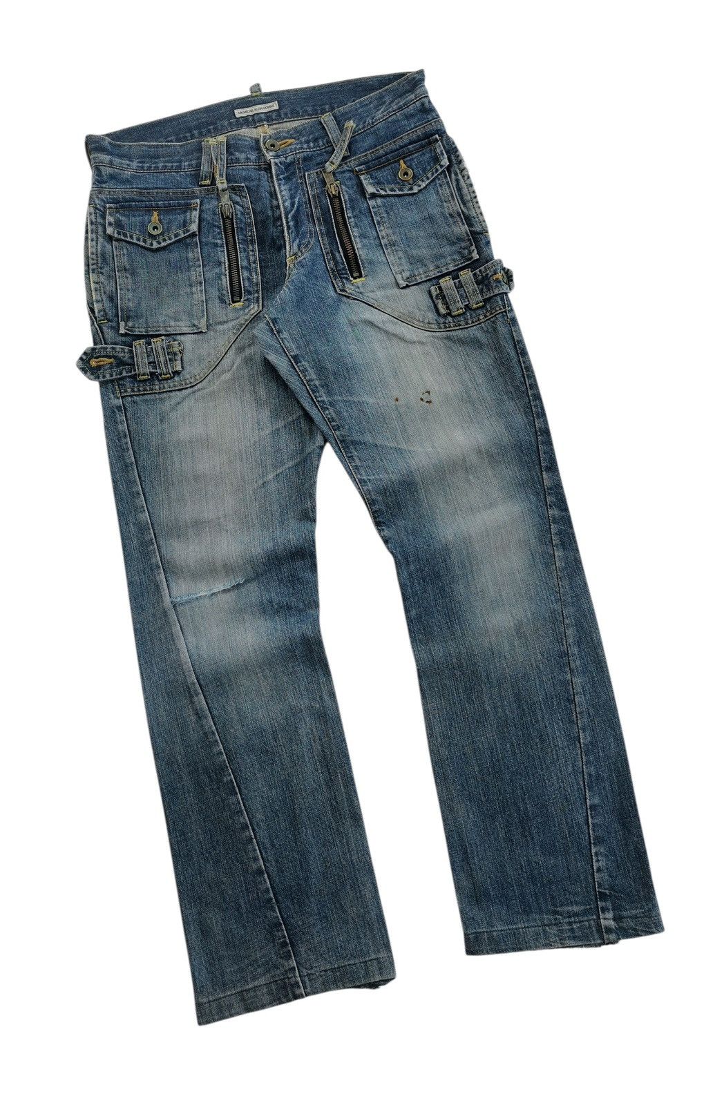 Michel Klein Avantgarde Michel Klein Homme Multipockets, Denim Jeans Size US 32 / EU 48 - 2 Thumbnail