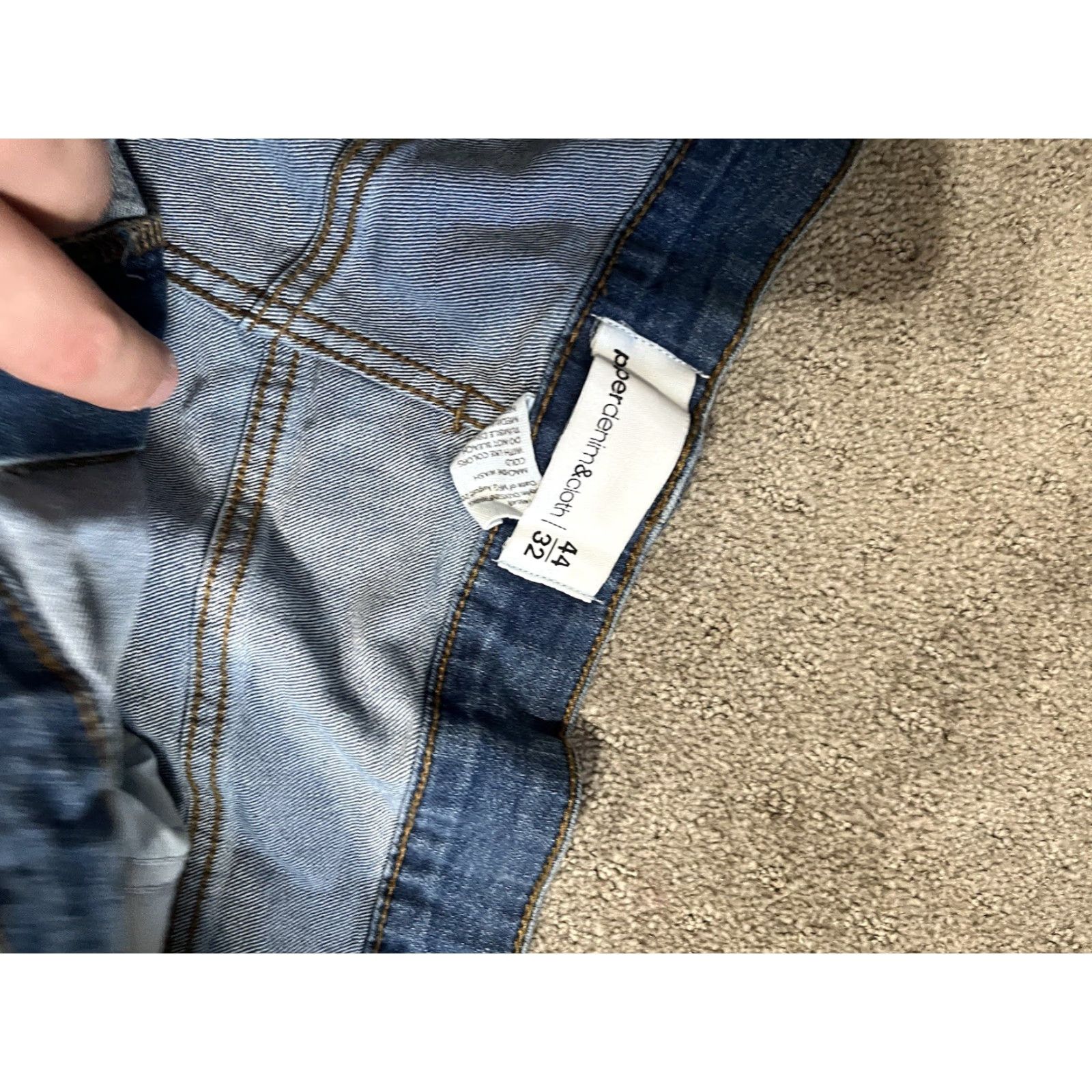 PD&C Paper Denim & Cloth PD&C Straight Leg blue jeans Jeans 44 X 32 Mens Regular Blue Size US 44 / EU 60 - 5 Thumbnail