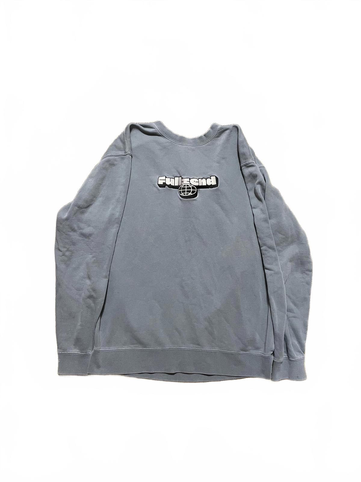 Designer Full Send Nelk Boys Embroidered "Full Send" Blue Crewneck L Size US L / EU 52-54 / 3 - 1 Thumbnail