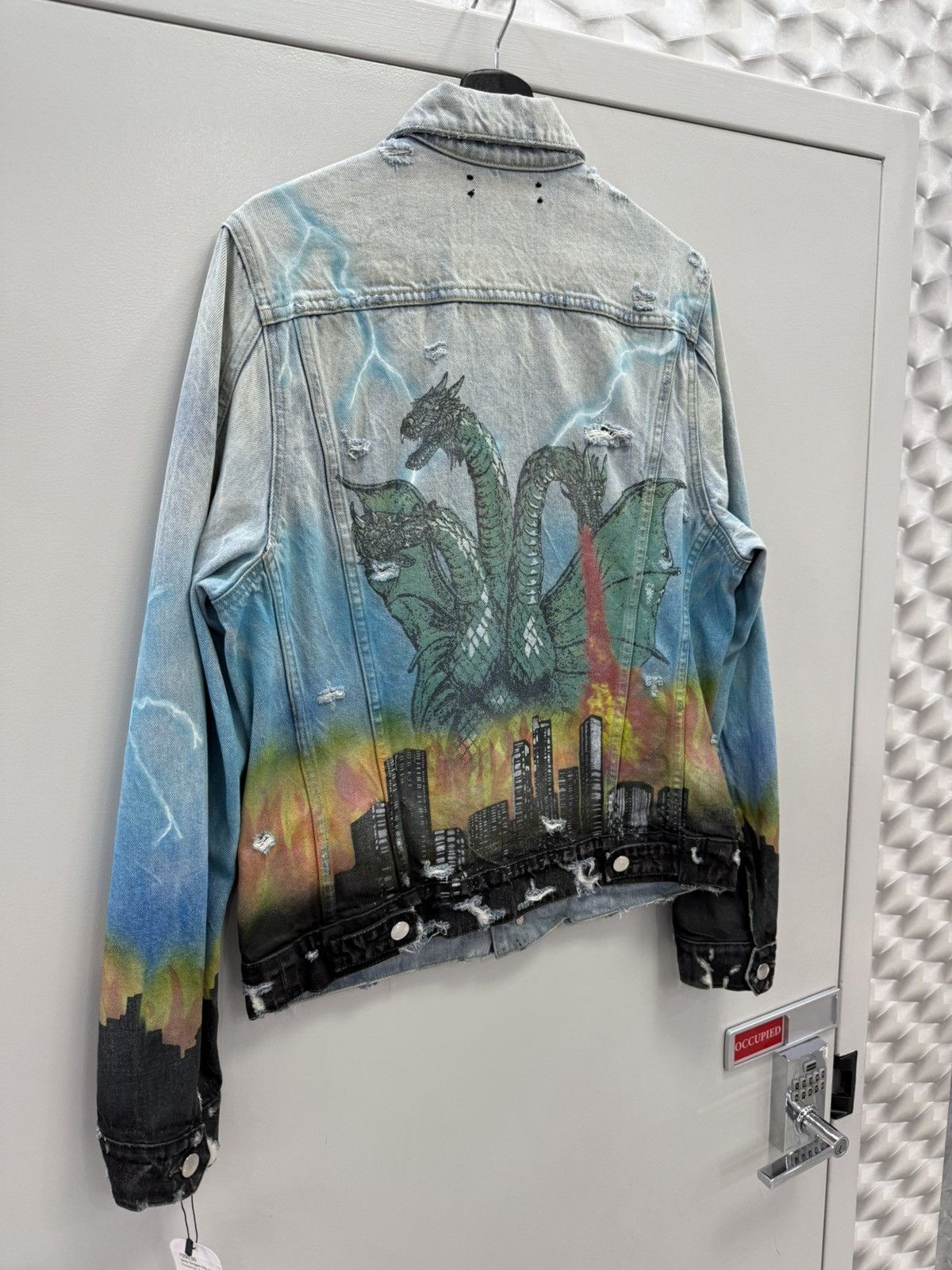 Amiri Amiri Dragon City Denim Jacket Size US L / EU 52-54 / 3 - 5 Thumbnail