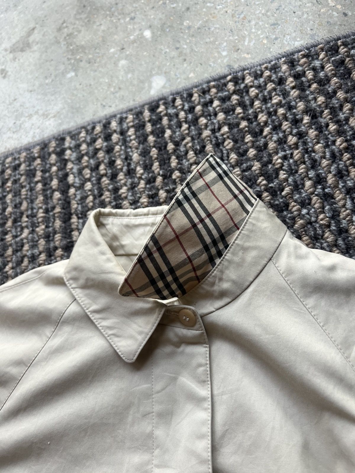 Burberry 00’s Burberry London Trench Coat Nova Check Rare Jacket Size US M / EU 48-50 / 2 - 13 Thumbnail
