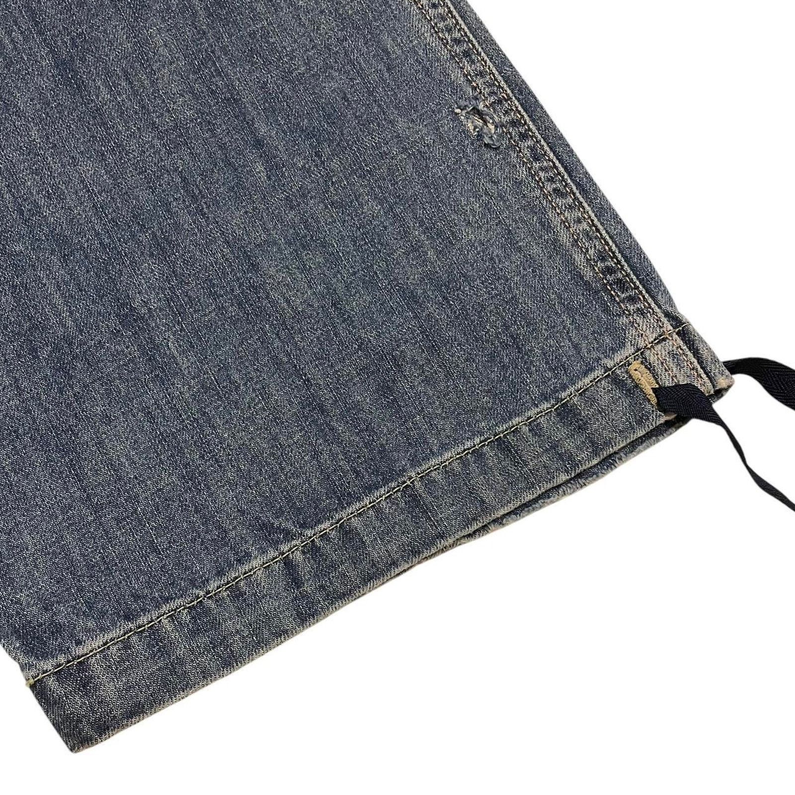 Guess RARE VTG Y2K Guess Patchwork denim flare cargo pants Size 30 Size 30" / US 8 / IT 44 - 6 Thumbnail