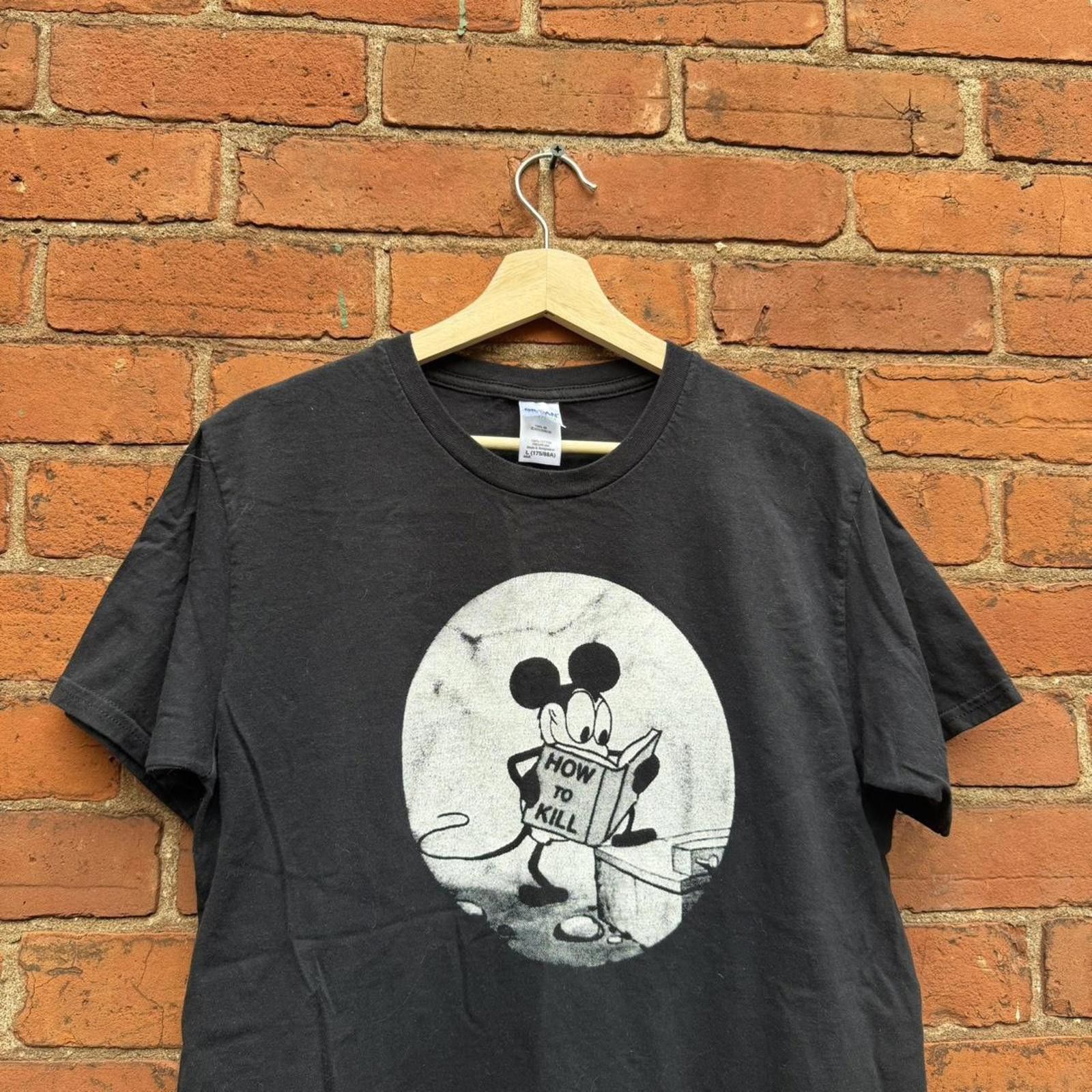 Other Mickey Mouse how to kill t shirt M/L Size US L / EU 52-54 / 3 - 3 Thumbnail