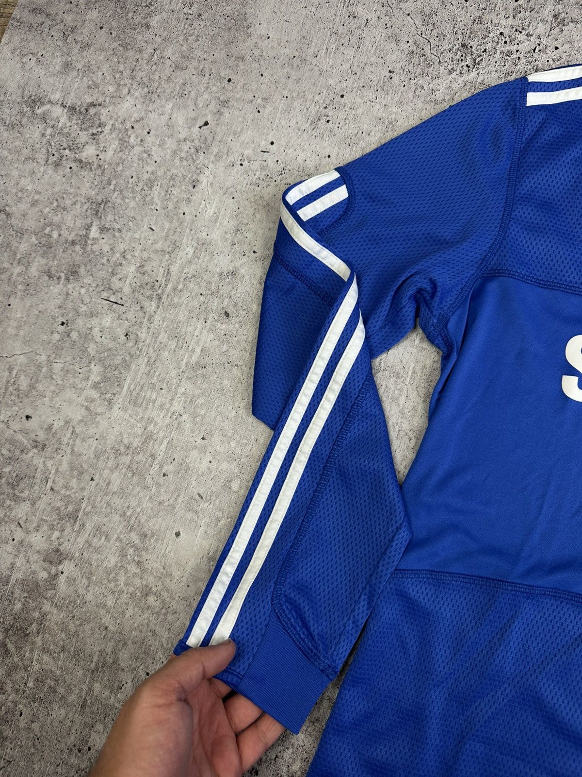 Adidas 2009/10 Adidas Chelsea Vintage Long Sleeve Soccer Jersey Size US S / EU 44-46 / 1 - 7 Thumbnail