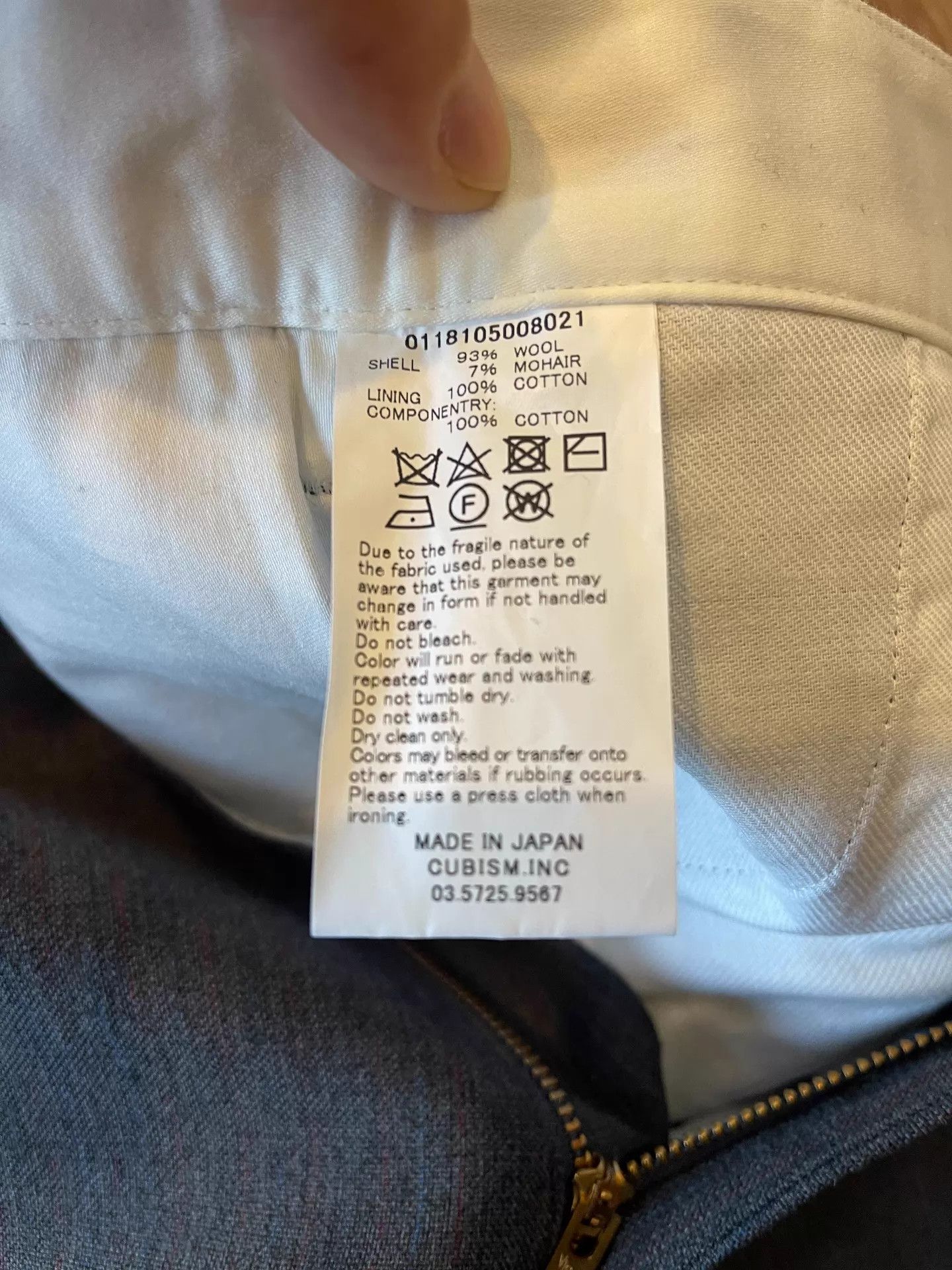 Visvim Visvim VNTG OX Chino Slacks Wool Mohair Cotton Buffalo 3 Size US 34 / EU 50 - 7 Thumbnail