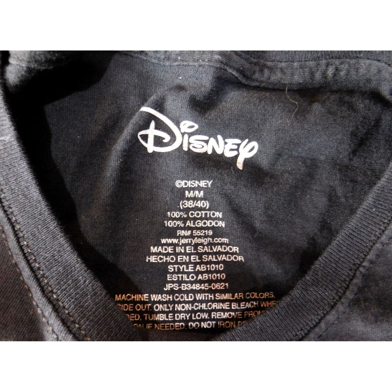 Disney Disney Shirt M Men Black Mickey Mouse Goofy Classic Cartoon Crew Neck Short Sleeve Cotton T-Shirt Size US M / EU 48-50 / 2 - 4 Thumbnail