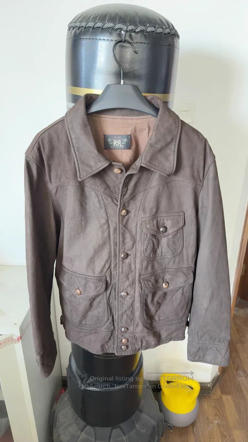 RRL Ralph Lauren RRL Ralph Lauren Leather Three-pocket Jacket Size US M / EU 48-50 / 2 - 1 Thumbnail