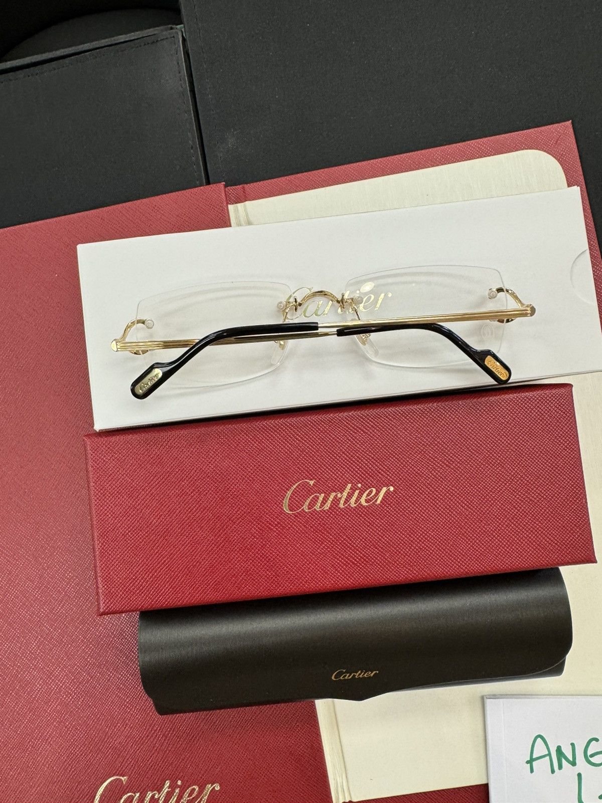 Cartier NEW Cartier Gold Big C’s Eyeglasses Glasses 2025 Release Size ONE SIZE - 3 Thumbnail