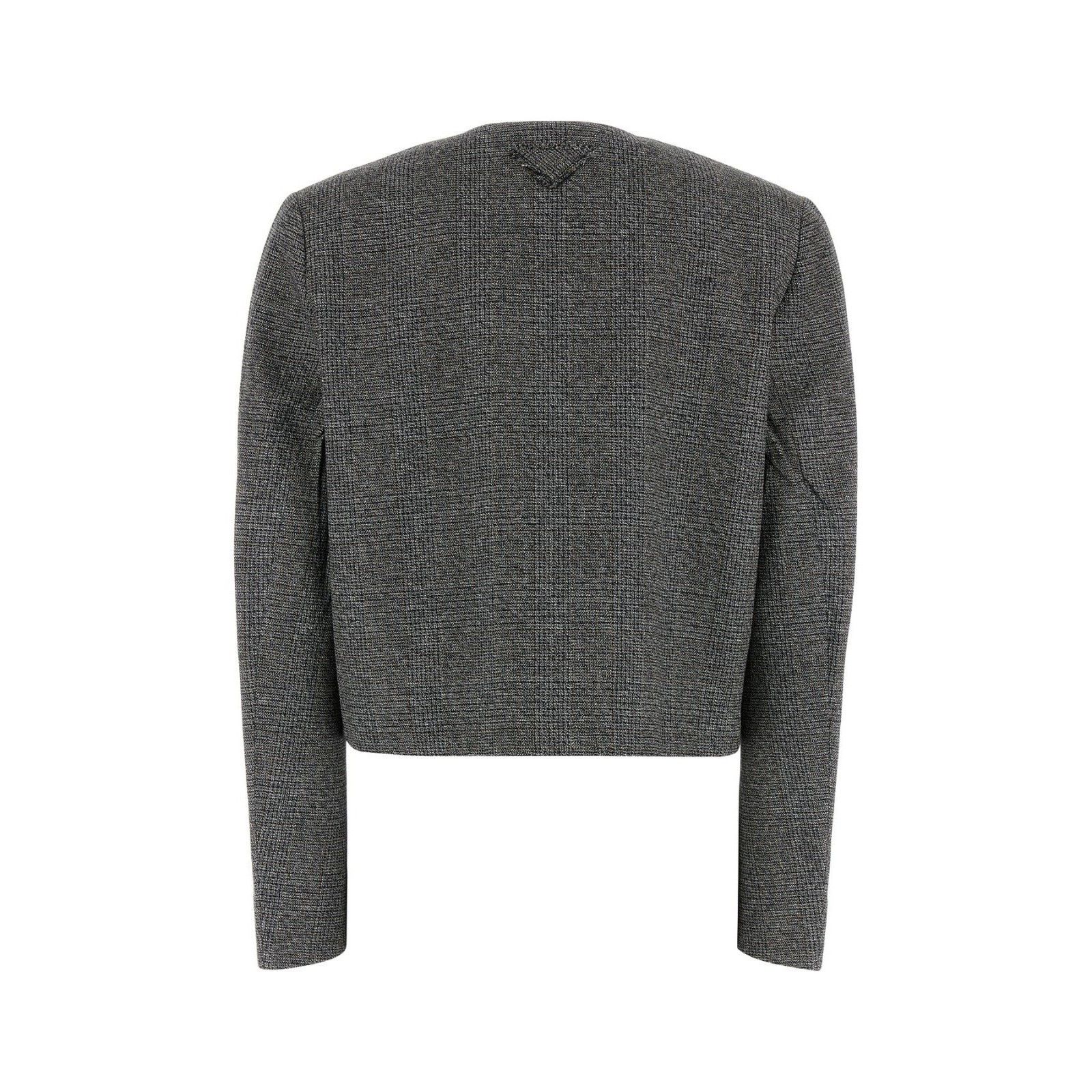 Prada PRADA Glencheck Blazer New & Authentic (Women's size:10;) Size L / US 10 / IT 46 - 2 Thumbnail