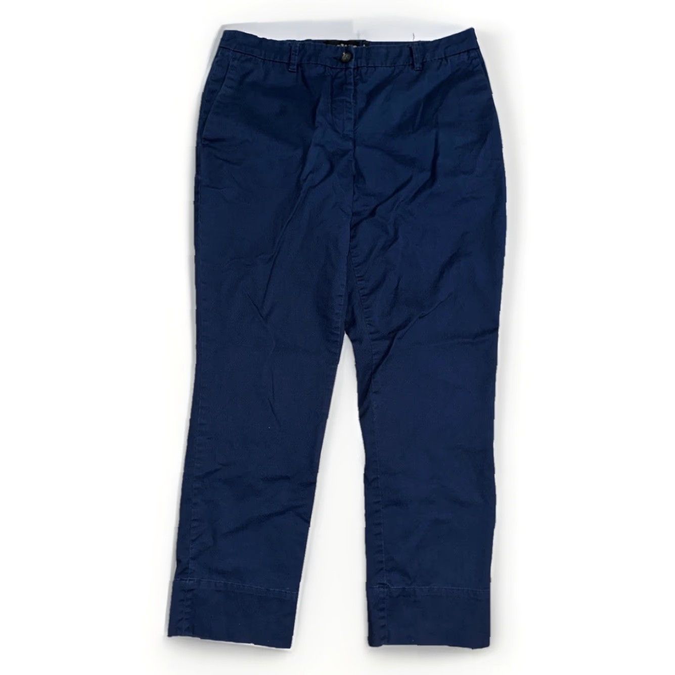 Vintage Wolfgang Women’s Chino Pants 34x30 Navy Blue Cotton Casual Trousers Regular 34 Inseam 30” Men’s? Size 24" / US 00 / IT 34 - 4 Thumbnail
