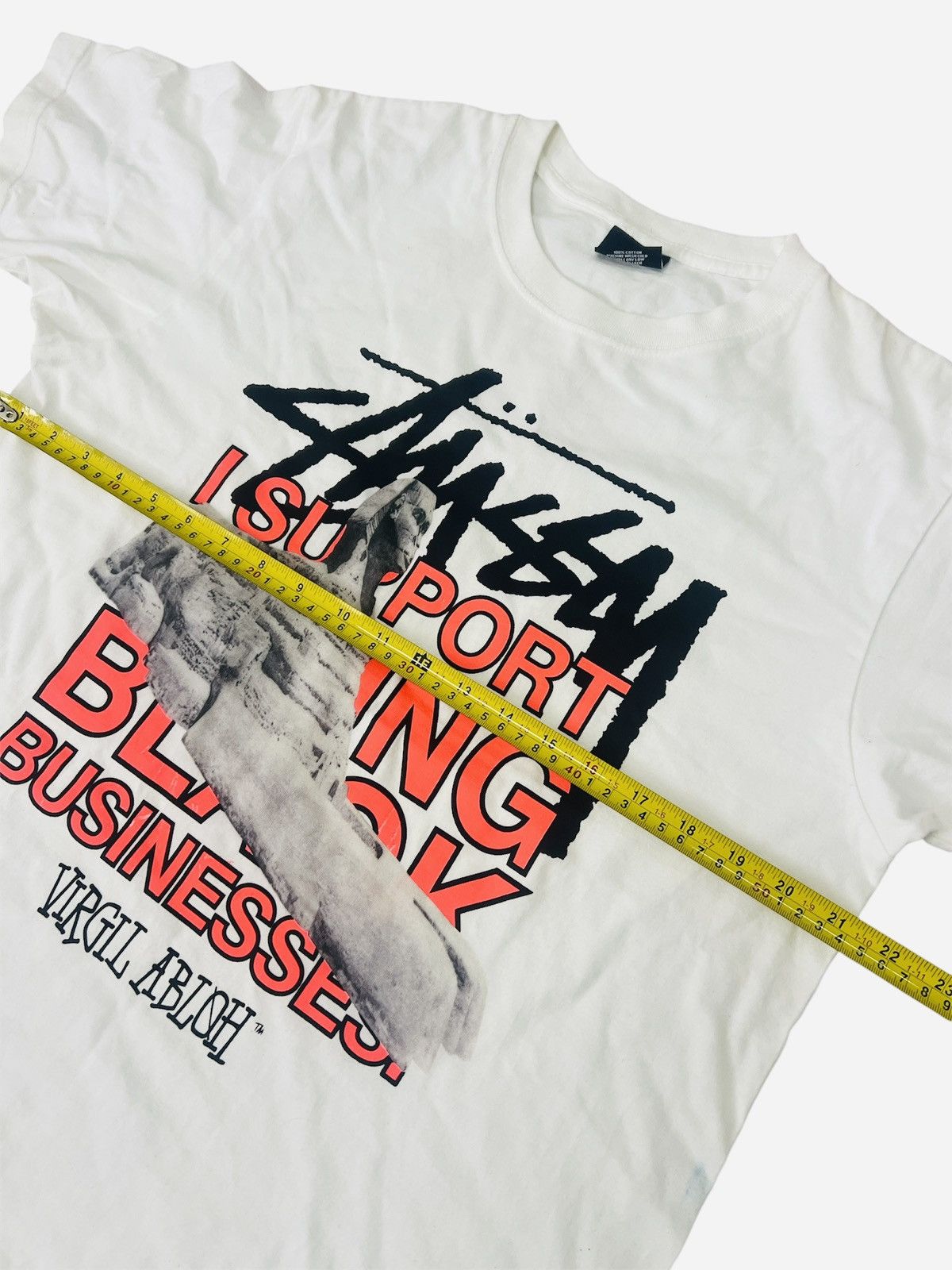 Stussy Stussy X Virgil Abloh Off-White T-Shirt Skate Surf NWOT Size US M / EU 48-50 / 2 - 5 Thumbnail