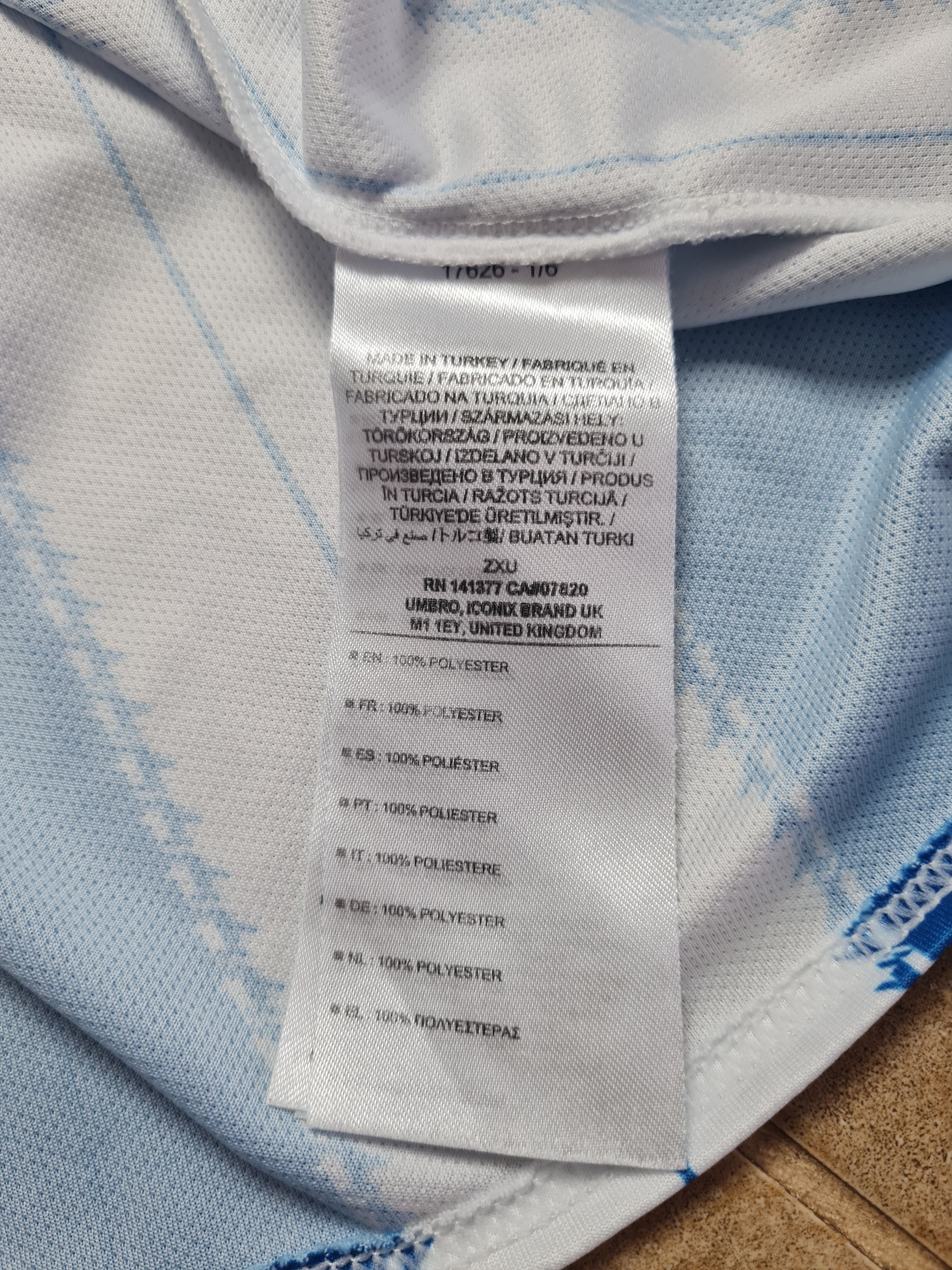 Umbro Huddersfield Town Home Shirt 2024/25 Umbro Mens Blue White Size US L / EU 52-54 / 3 - 25 Thumbnail