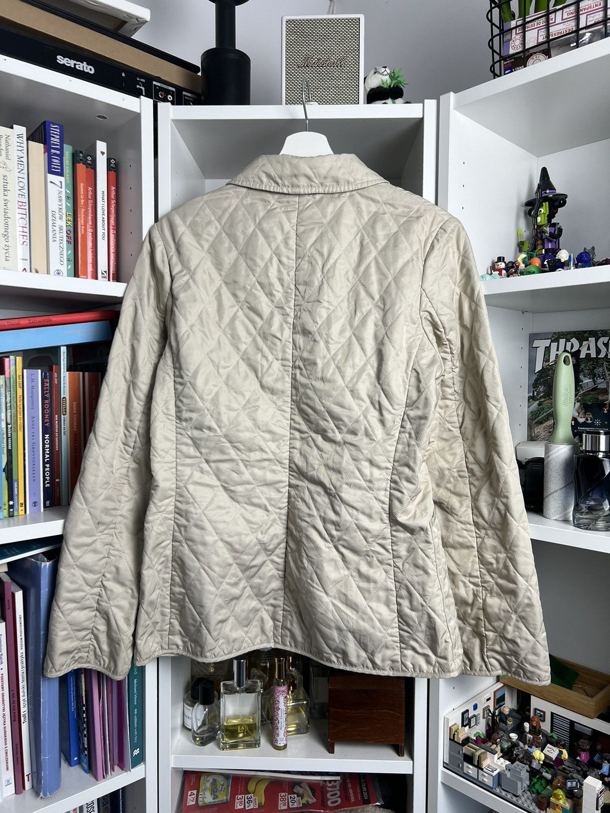 Burberry × Designer × Vintage Vintage y2k BURBERRY LONDON nova check quilted biker jacket S Size S / US 4 / IT 40 - 3 Thumbnail