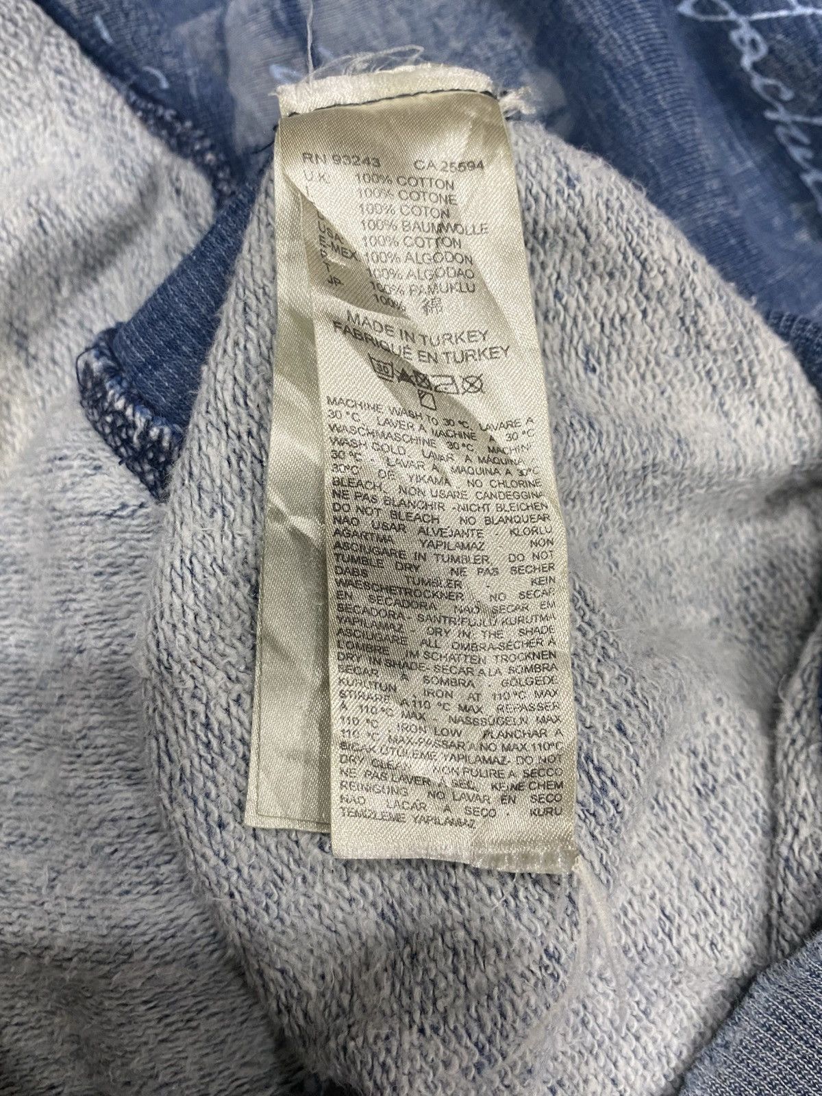 Diesel Rare🔥DIESEL Fullprint Design Distressed Size US L / EU 52-54 / 3 - 15 Thumbnail