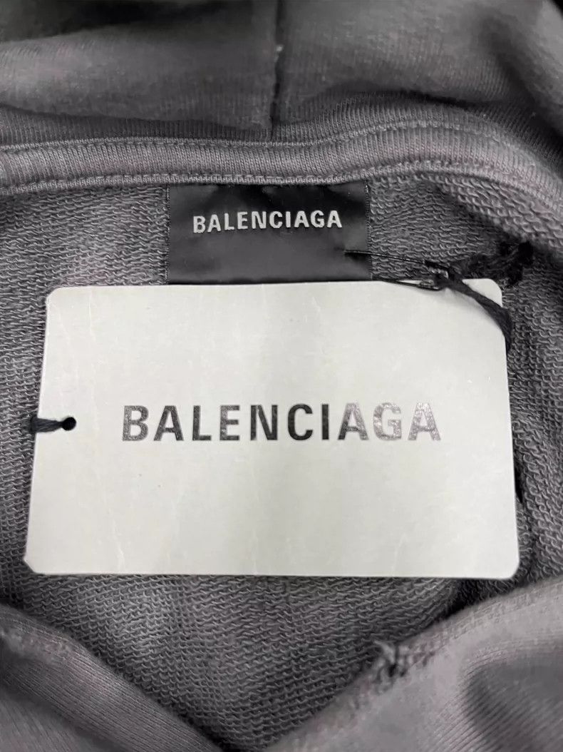 Balenciaga Balenciaga Letter Logo print hooded pullover sweatshirt Size US M / EU 48-50 / 2 - 5 Thumbnail