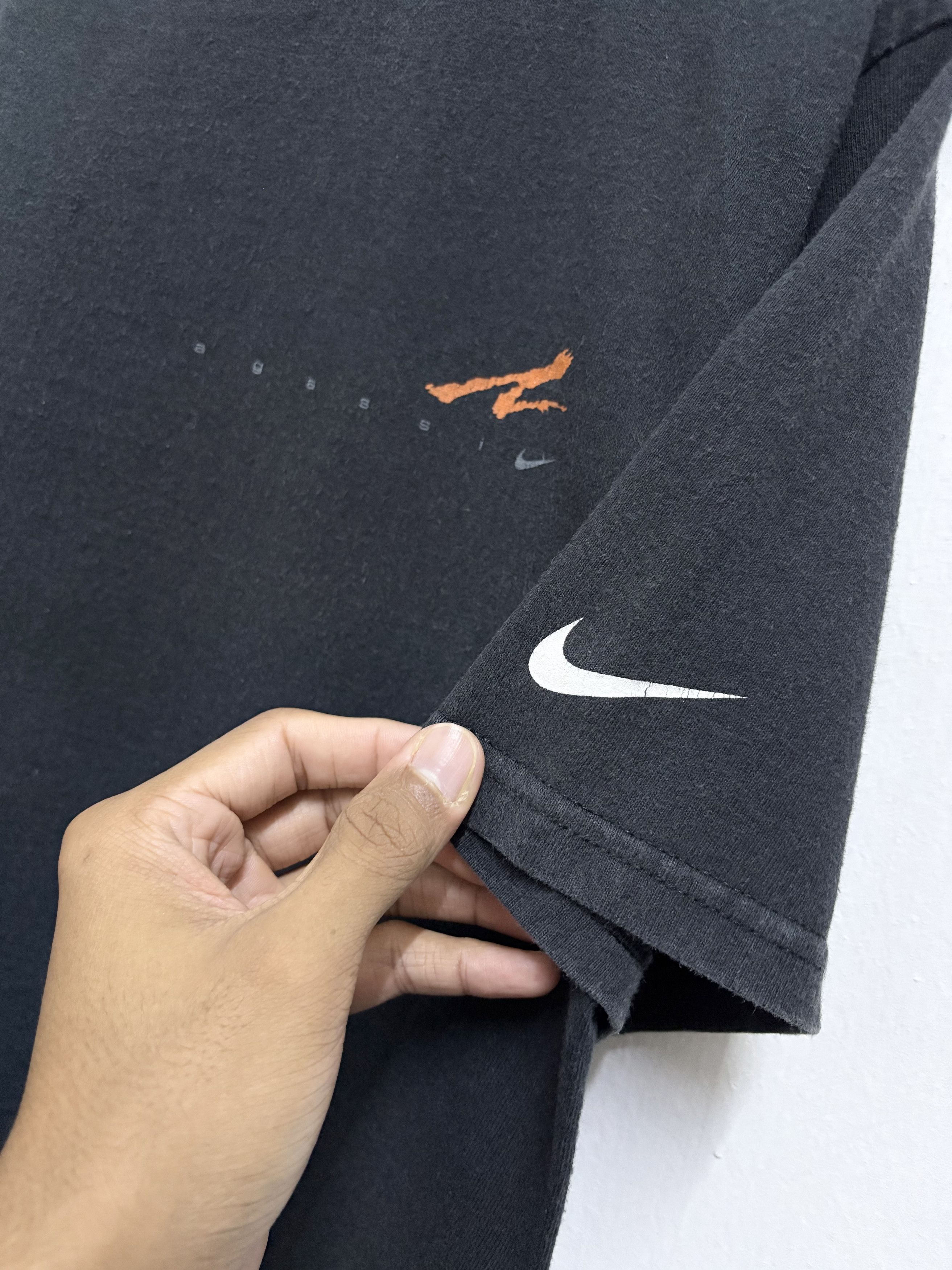 Nike × Vintage Vintage 90's Nike Tennis Agassi Ball Tennis Oren T-Shirt Size US M / EU 48-50 / 2 - 6 Thumbnail